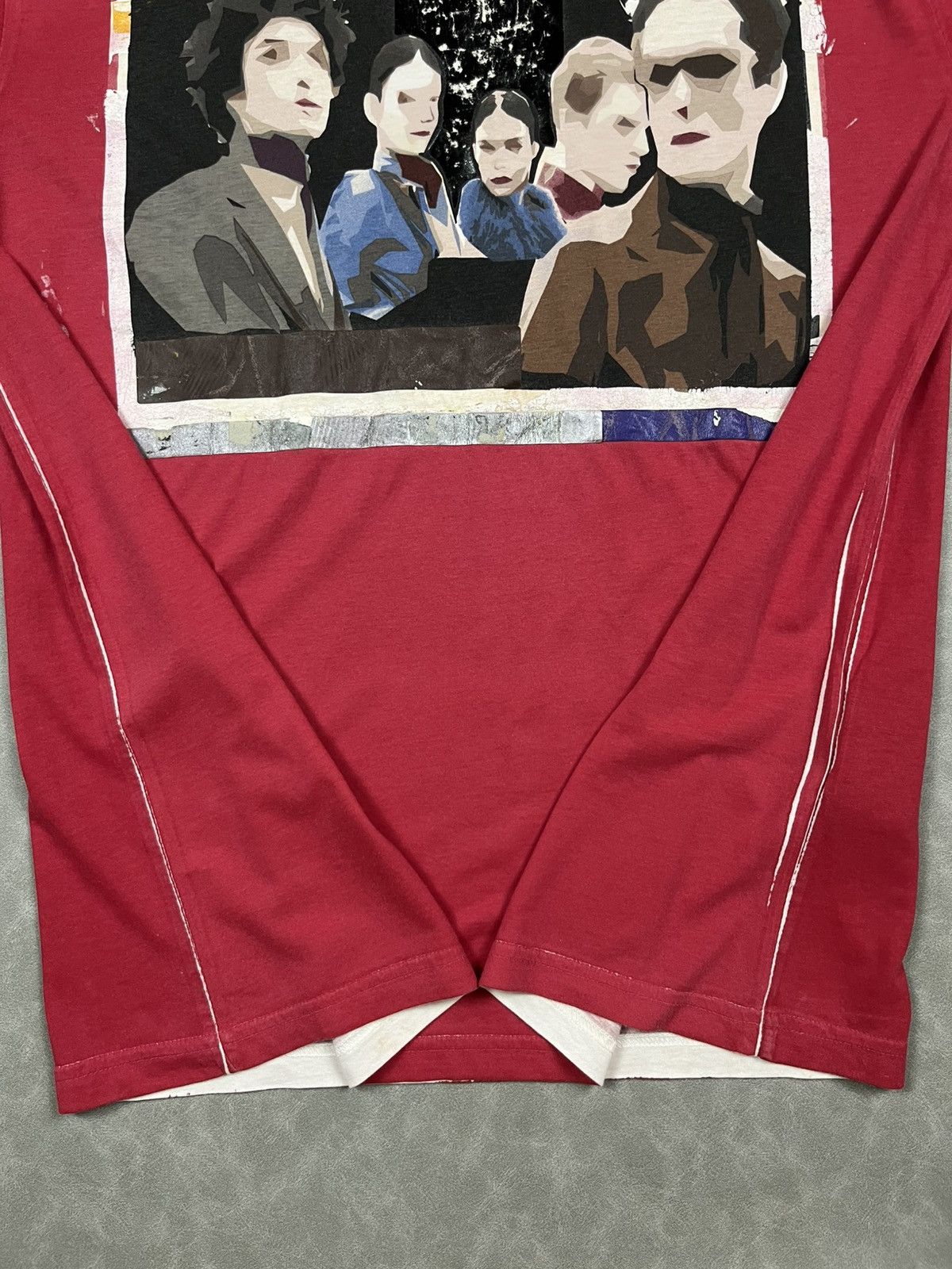 Prada Prada potrait face painted tee Size US M / EU 48-50 / 2 - 8 Thumbnail