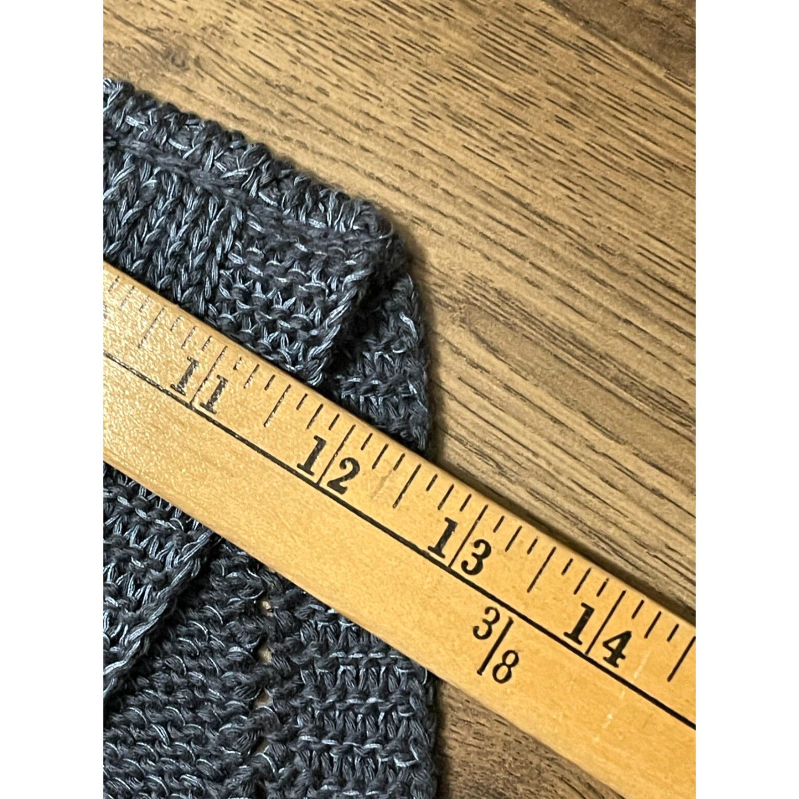 Vintage Bua Bua Shirt Women's Large Blue Knitted 3/4 Sleeve T-Shirt Pullover Casual Modern Knit Round Neck Regular Size L / US 10 / IT 46 - 6 Thumbnail