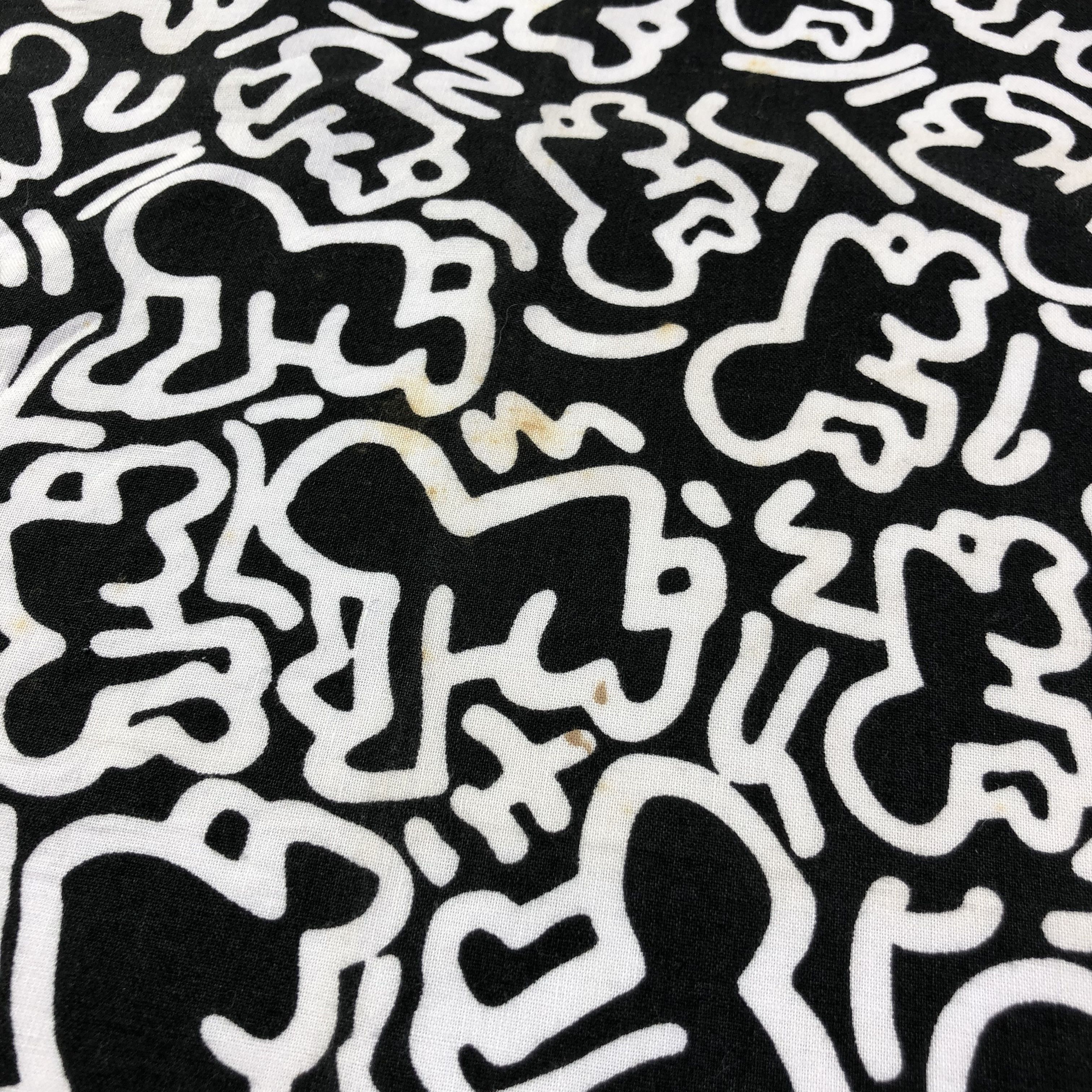 Keith Haring Keith Haring Bandana Handkerchief Neckerchief H1889 Size ONE SIZE - 7 Thumbnail