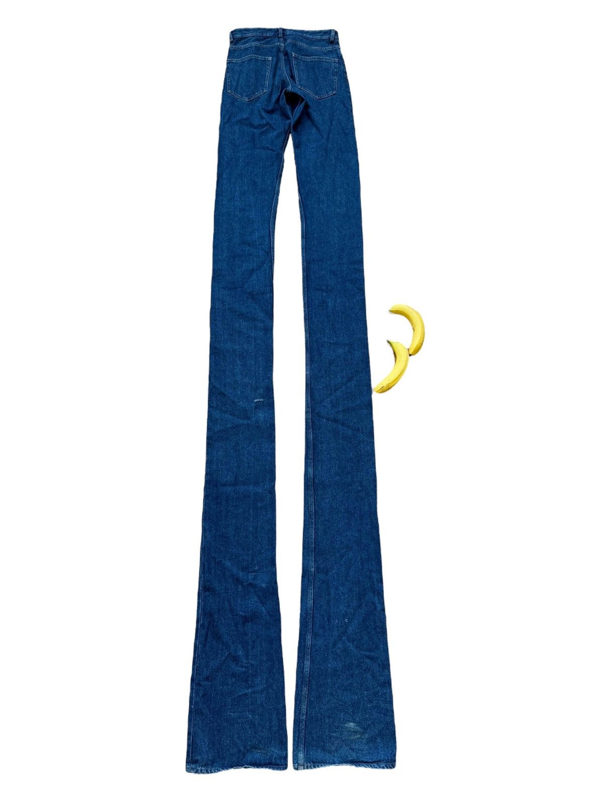 Y/Project 7 Foot Long Ultra Inseam Stack Denim Jeans Size US 28 / EU 44 - 2 Thumbnail