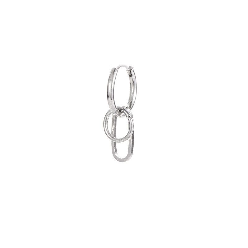 Jewelry × Sterling Silver Vintage Earrings One Pairs Chrome Jewelry Size ONE SIZE - 5 Thumbnail