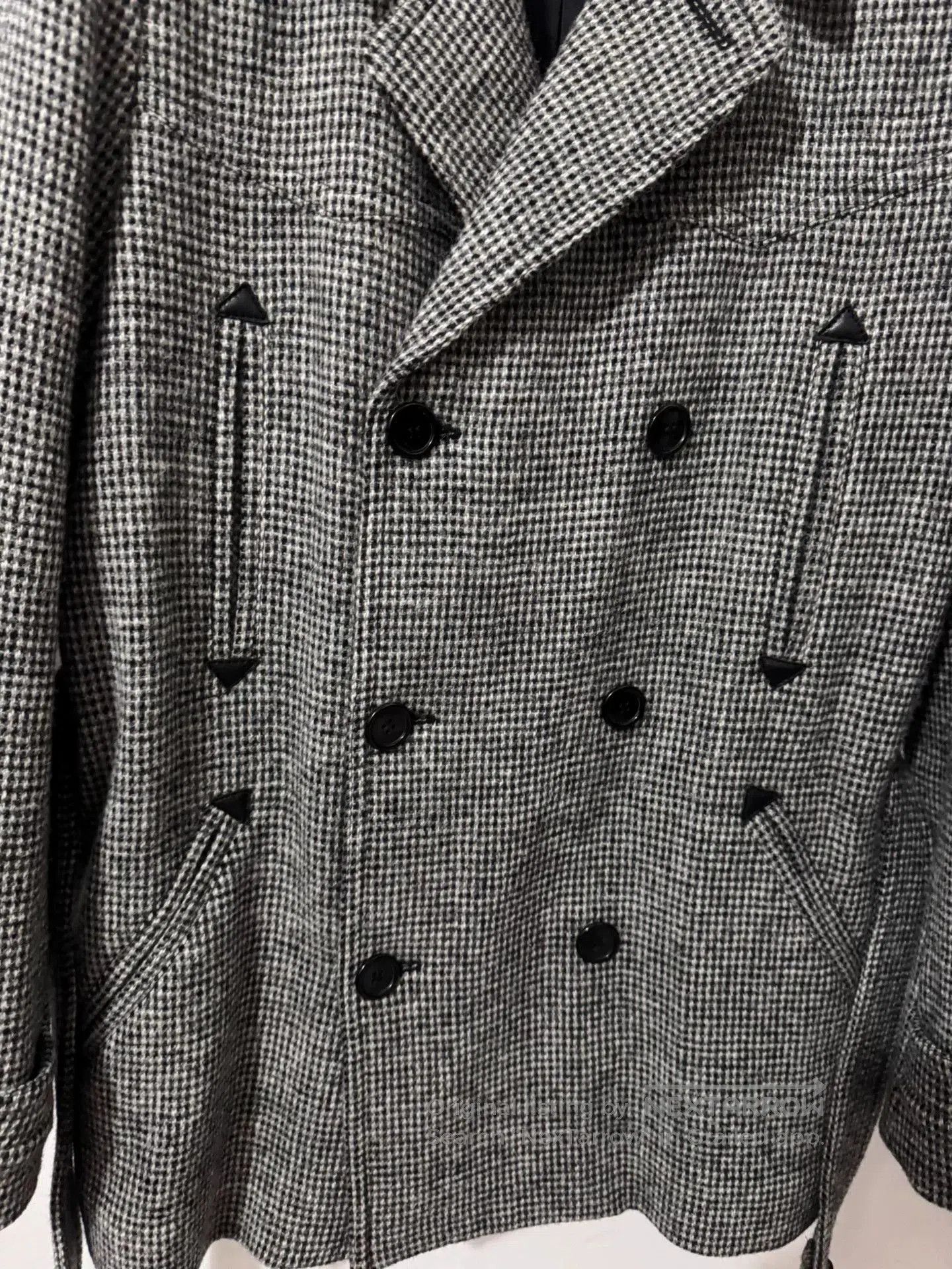 Saint Laurent Paris Saint Laurent Double-Breasted Check Coat. Size US L / EU 52-54 / 3 - 3 Thumbnail