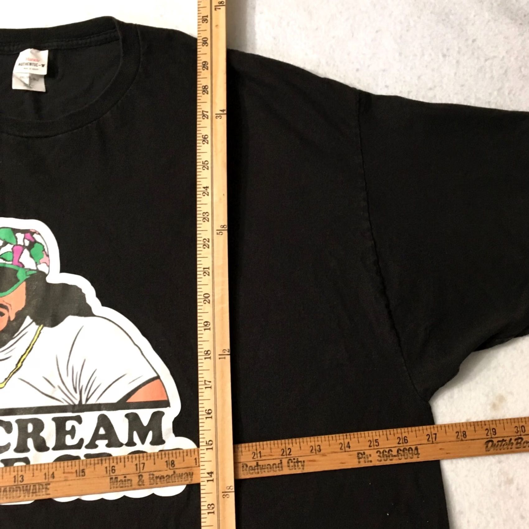 Hanes VINTAGE Randy Savage Macho Man Cream Of The Crop Vintage Shirt Mens 3XL Black T-Shirt Short Sleeve 3XL Mens Macho Man Randy Savage Shirt Size US XXL / EU 58 / 5 - 5 Thumbnail