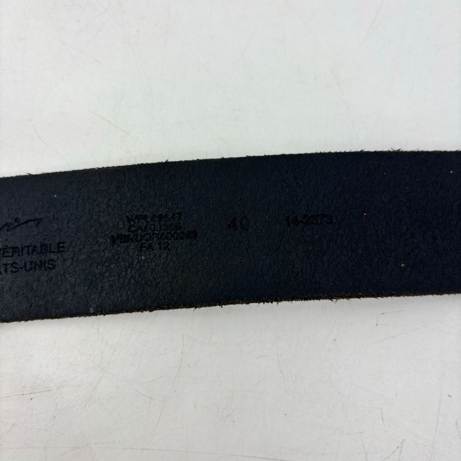 Eddie Bauer Eddie Bauer Mens Belt Size 40 USA Black Genuine Leather Size 40 - 3 Thumbnail