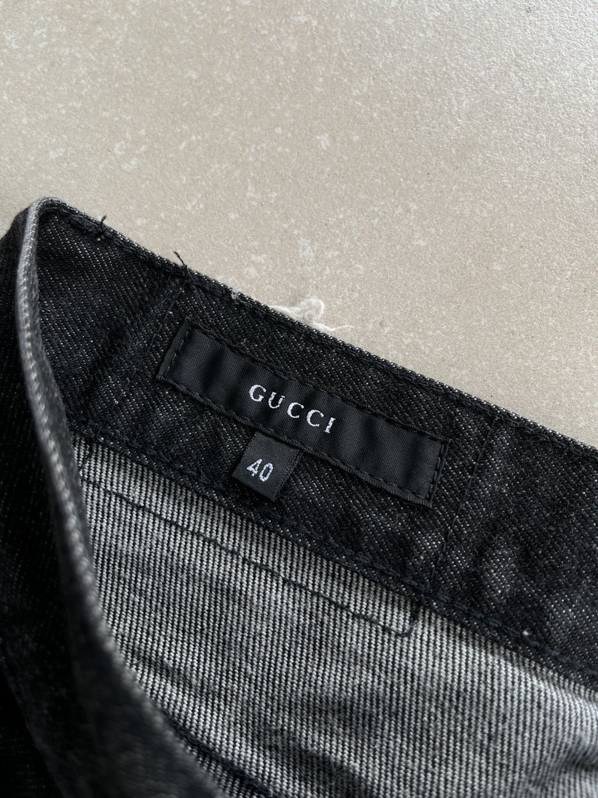 Gucci GUCCI SELVEDGE DENIM SUPER BLACK Size US 29 - 12 Thumbnail
