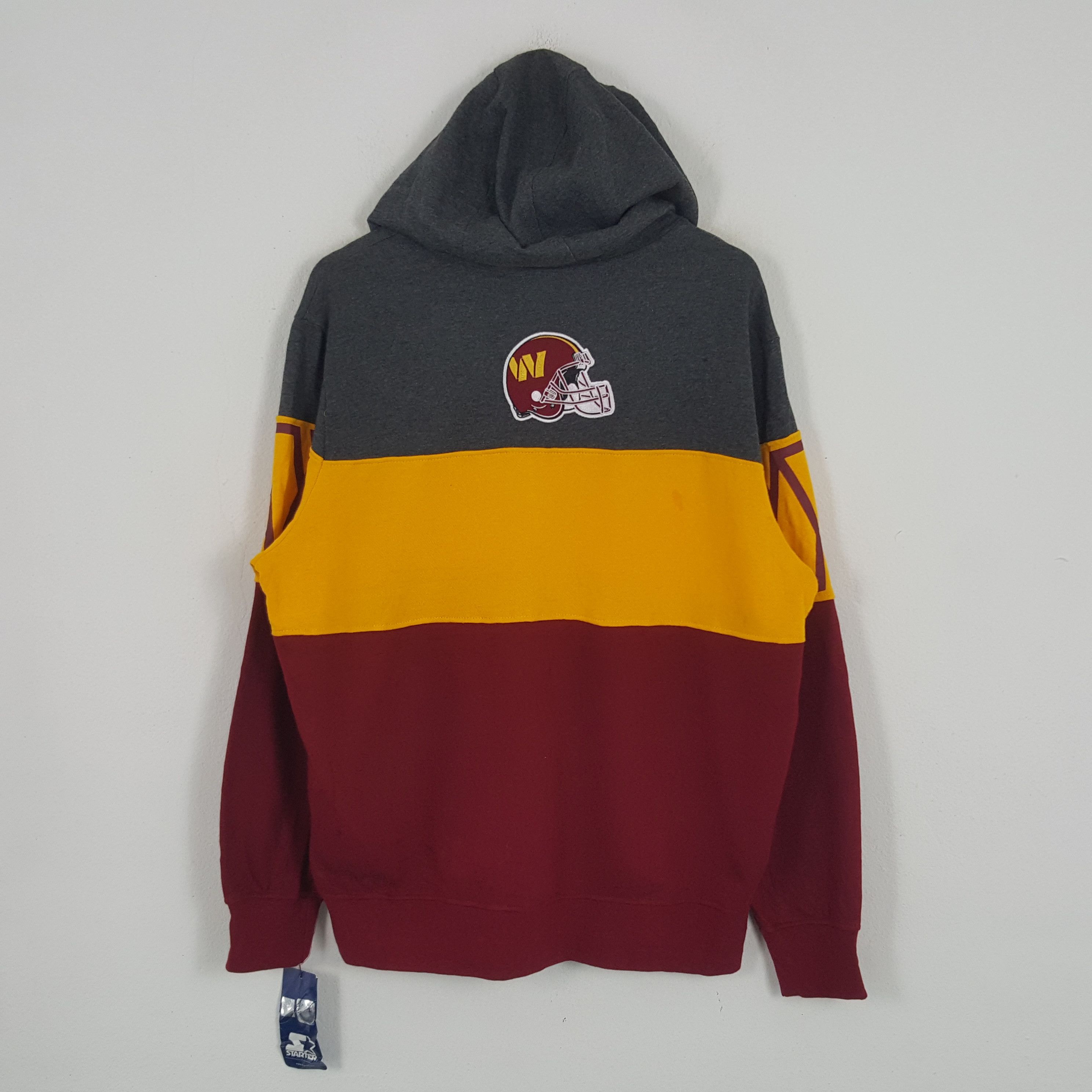 NFL × Starter × Vintage Vintage Starter Washington Commanders Football Team Hoodie Size US XL / EU 56 / 4 - 3 Thumbnail