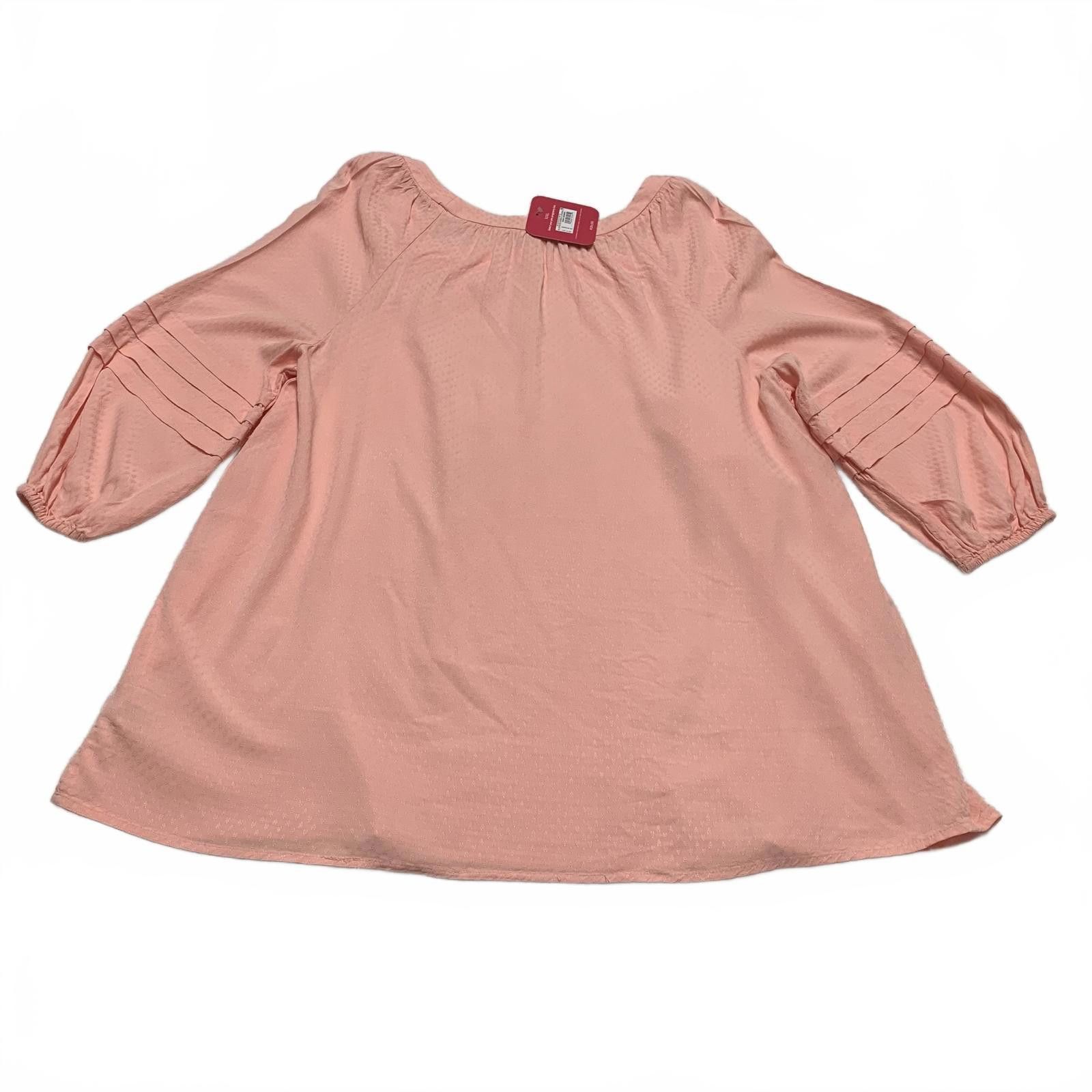 Other Isabel Maternity Women's Size XXL Peachy Pink Peasant Shirt Size XXL / US 16-18 / IT 52-54 - 2 Thumbnail