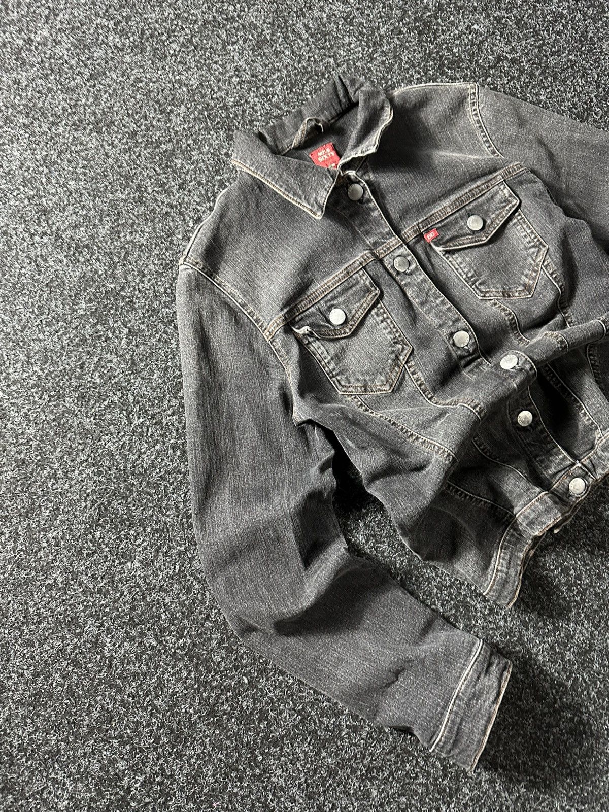 Miss Sixty × Vintage 🚨Miss Sixty Y2K Vintage Denim Zip Racing Jacket Size XL / US 12-14 / IT 48-50 - 2 Thumbnail