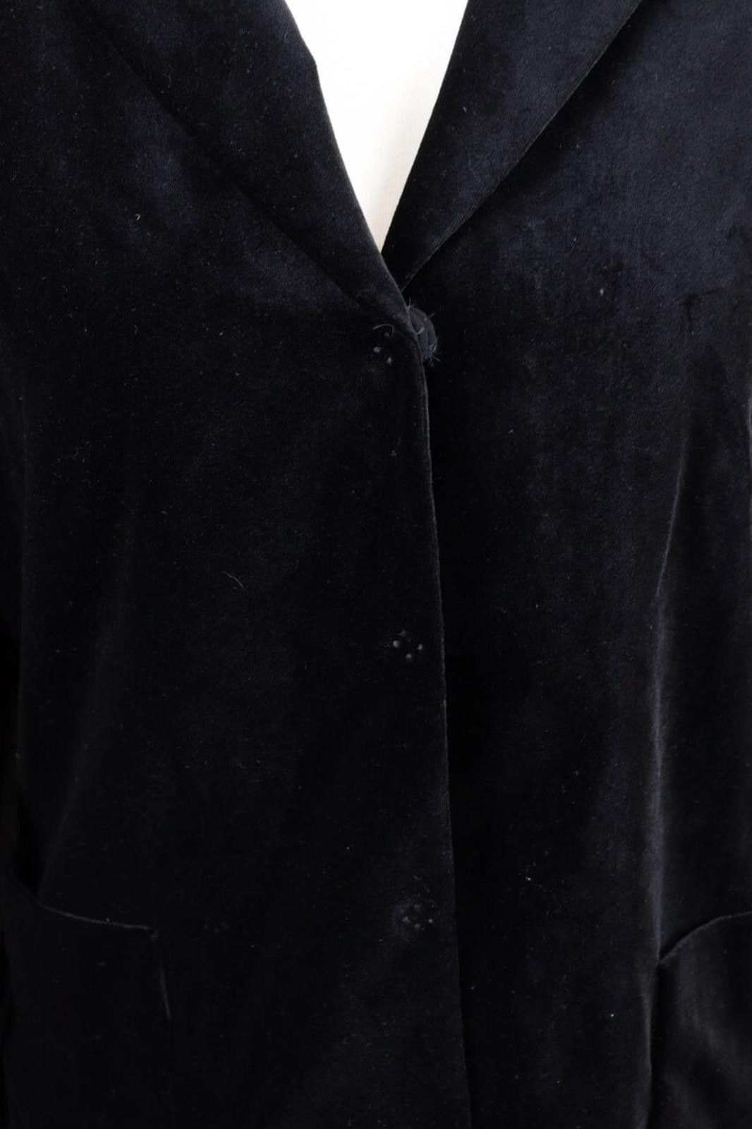 Christian Dior Monsieur Mondi Black 3 Button Silk Velvet Blazer Jacket Size 40 Size M / US 6-8 / IT 42-44 - 5 Thumbnail