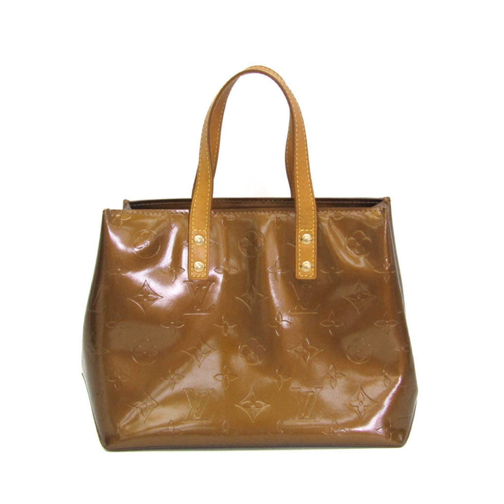 Louis Vuitton Louis Vuitton Monogram Vernis Reade PM M91146 Women's Handbag Bronze Size ONE SIZE - 1 Thumbnail