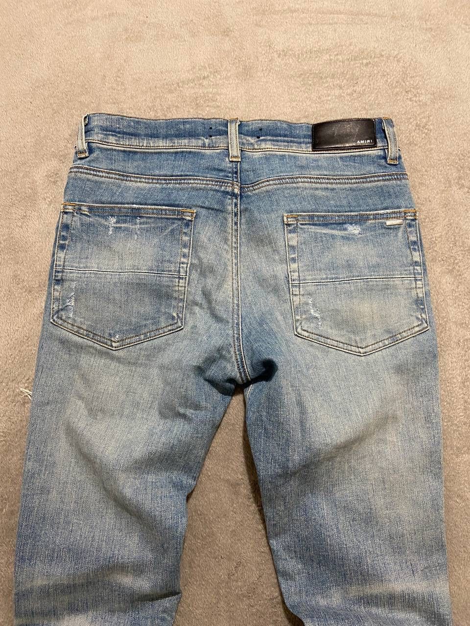 Amiri Amiri Denim Logo Applique Jeans Size US 30 / EU 46 - 14 Thumbnail