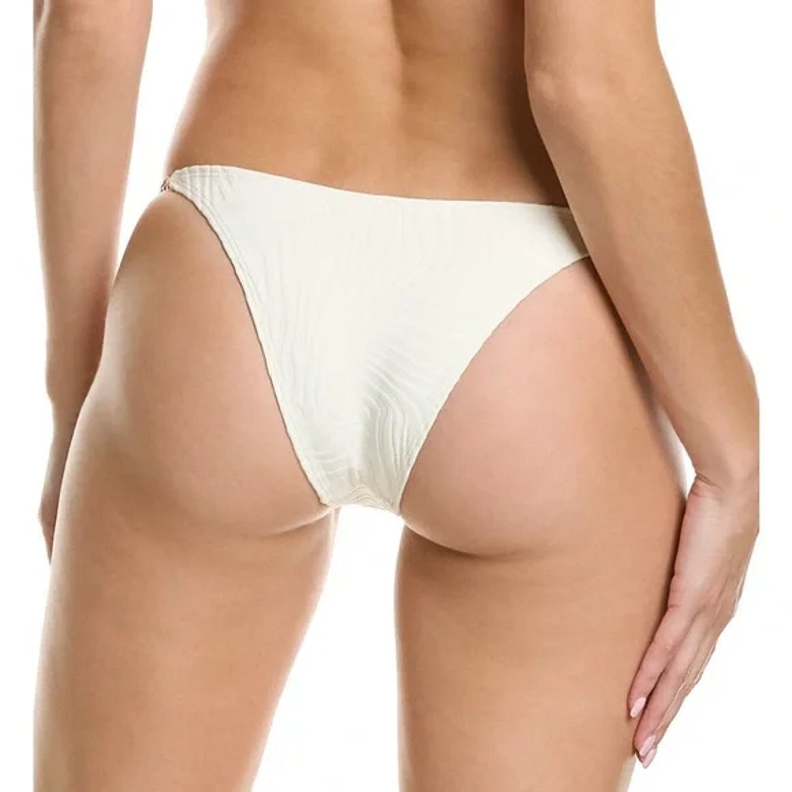 The Unbranded Brand L*Space Women Ivory Side Chain Swim Bikini Bottom Size S Size ONE SIZE - 2 Thumbnail