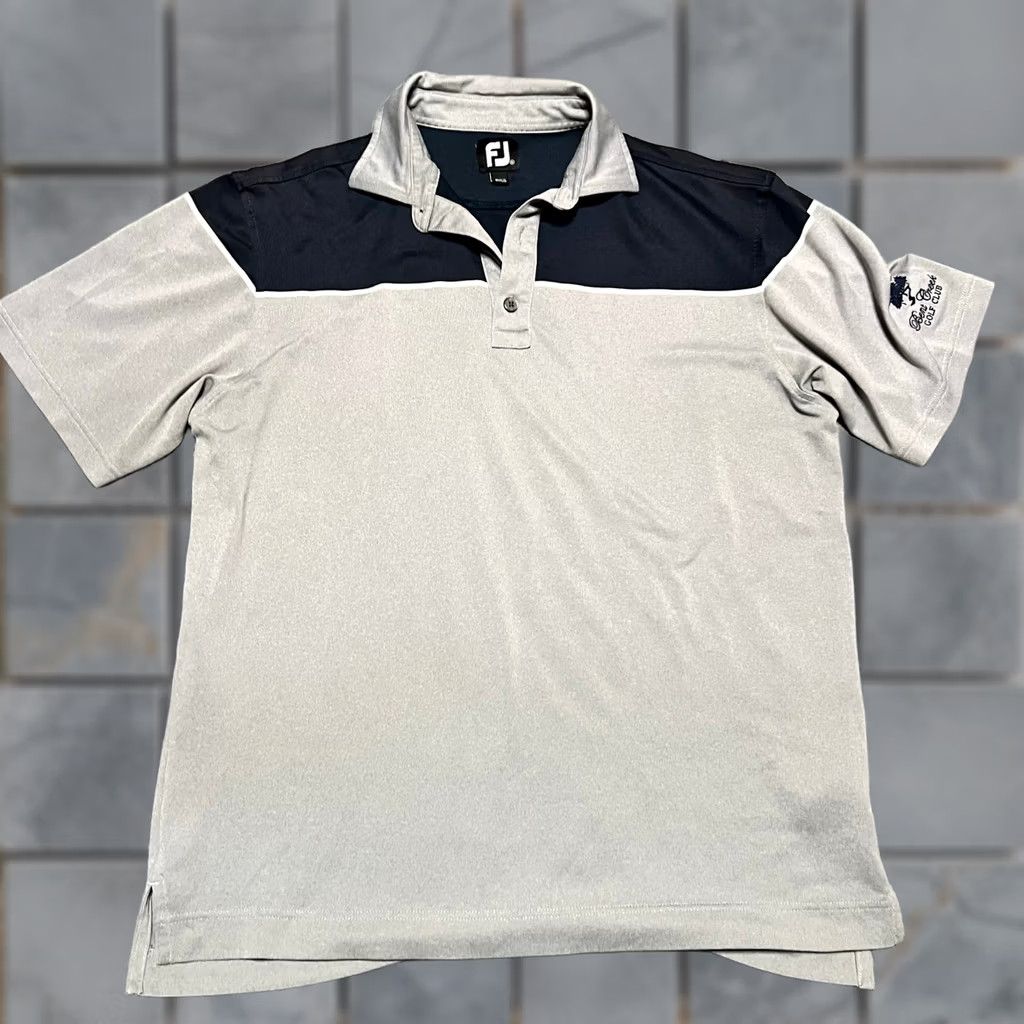Footjoy FootJoy Golf Polo Shirt Mens Medium Gray Colorblock Performance Shirt Mens Gray Colorblock Polo Size US M / EU 48-50 / 2 - 1 Thumbnail
