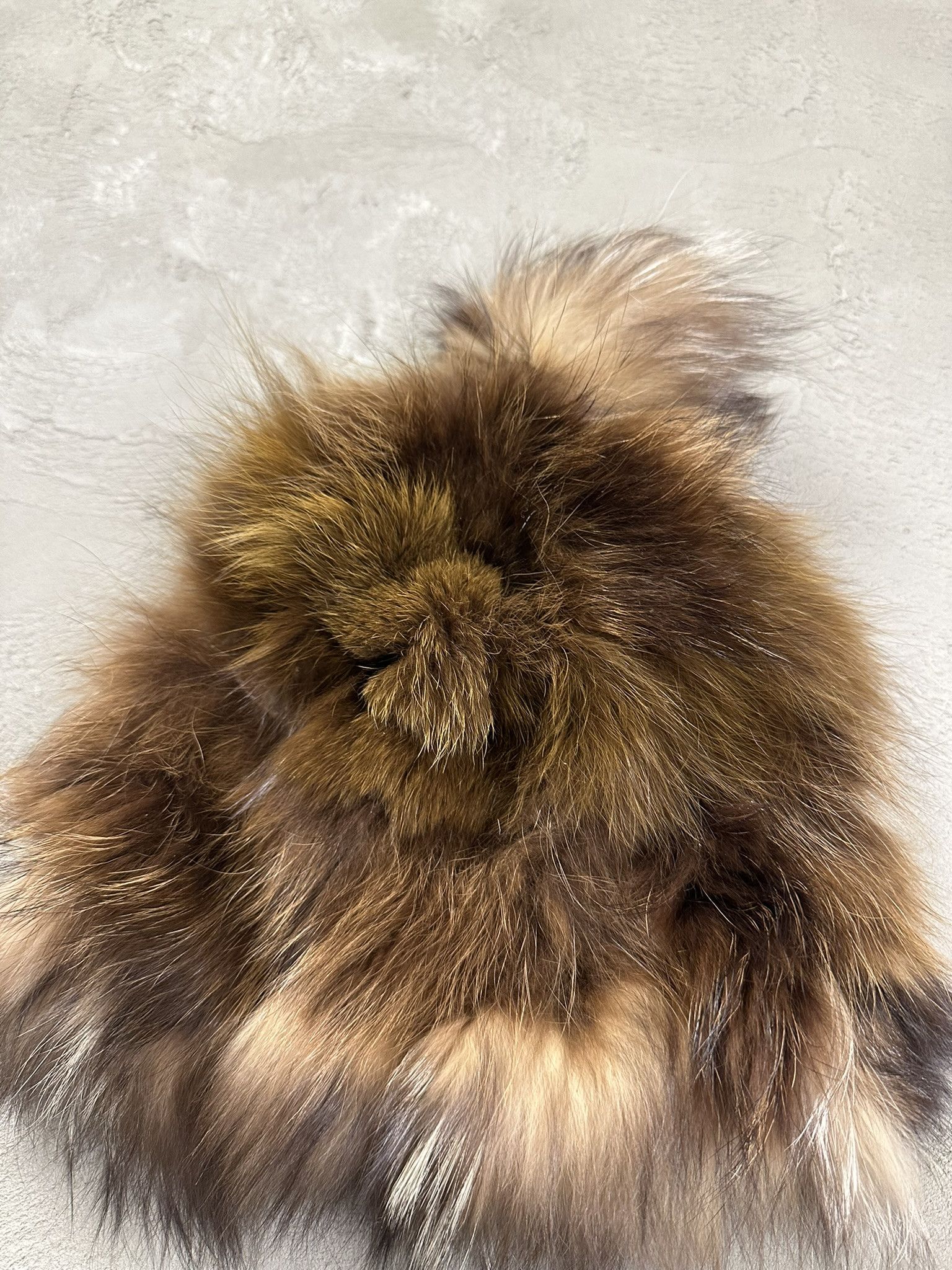 Vintage 80s Vintage Fox Fur Avant Garde Soviet Fuzzy Hat Size ONE SIZE - 4 Thumbnail