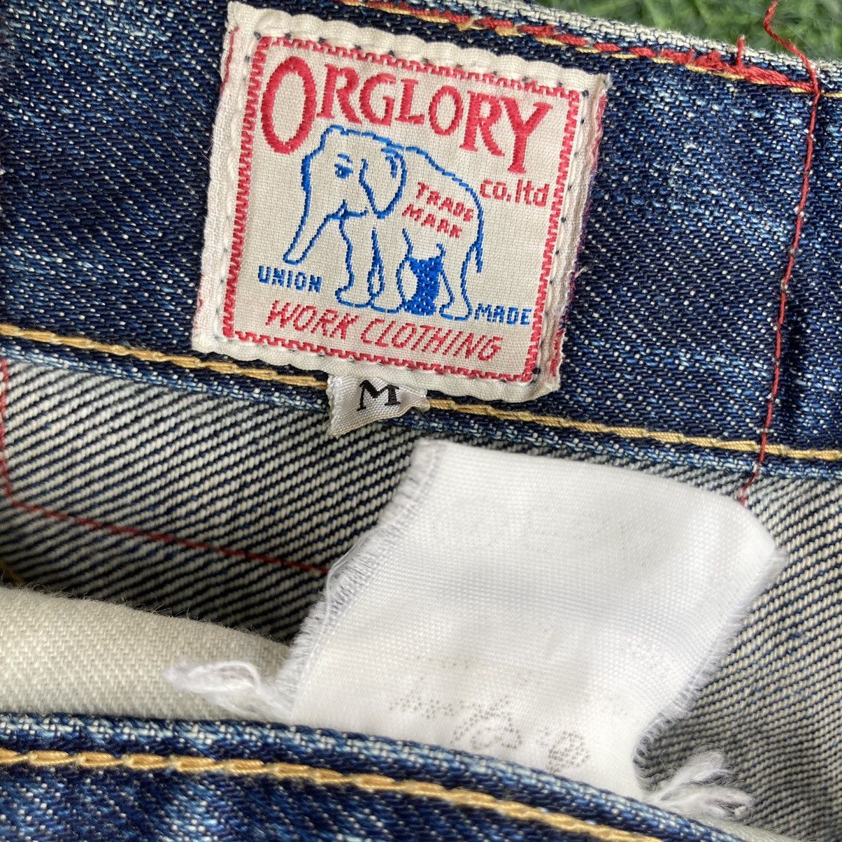 Or Glory × Vintage VINTAGE DISTRESSED OR GLORY UNION MADE JEANS Size US 32 / EU 48 - 15 Thumbnail