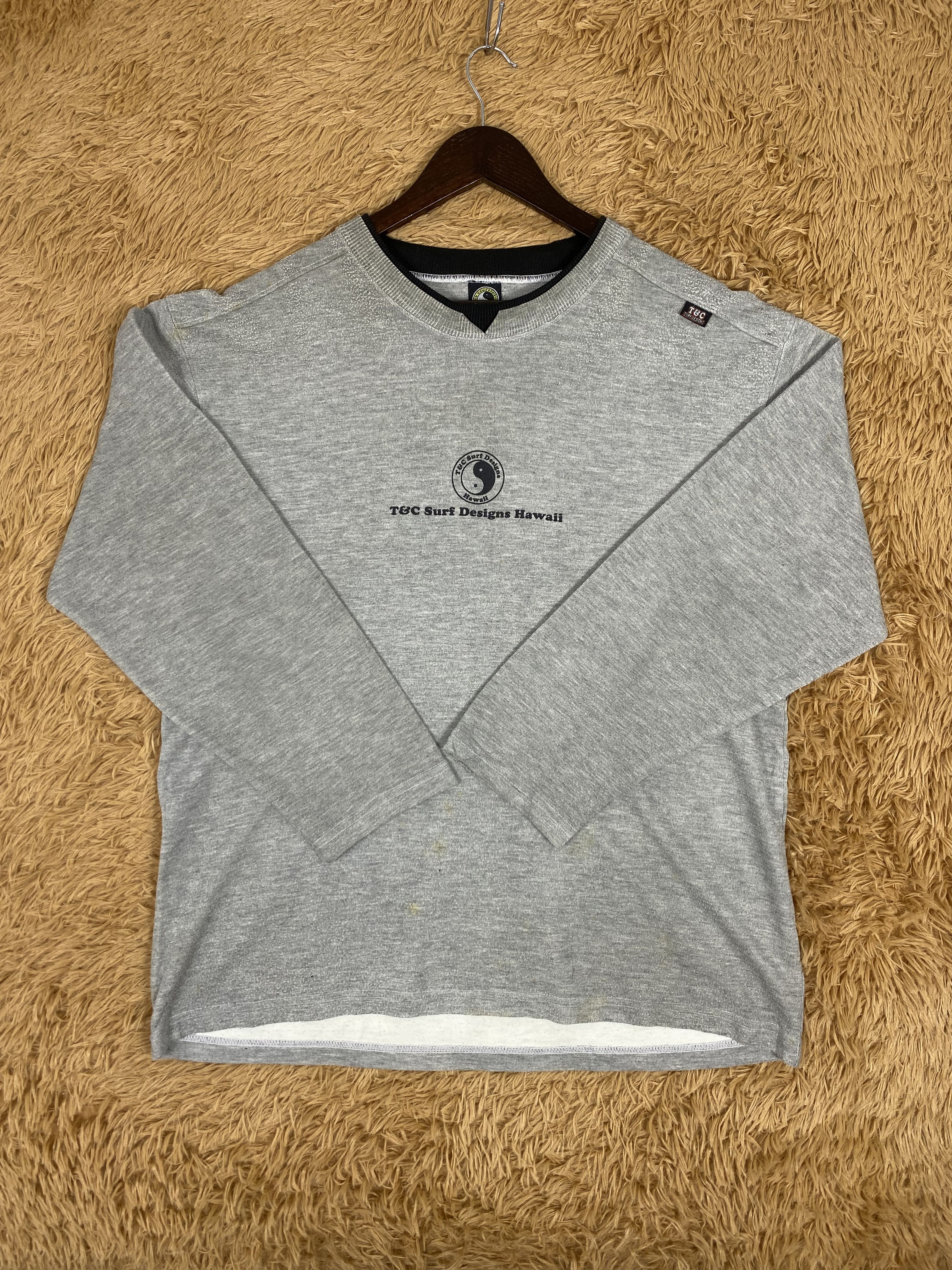 Japanese Brand Vintage T&C Surf Design Hawaii Sweatshirts PS0002 Size US M / EU 48-50 / 2 - 4 Thumbnail