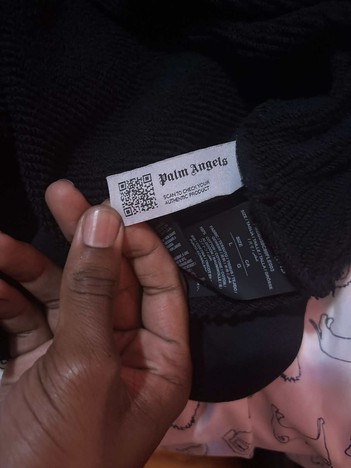 Palm Angels Black Palm angles hoodie Size US L / EU 52-54 / 3 - 1 Thumbnail