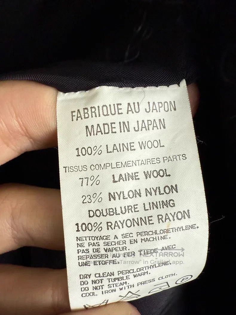 YOHJI YAMAMOTO Deconstructed wool blended suit