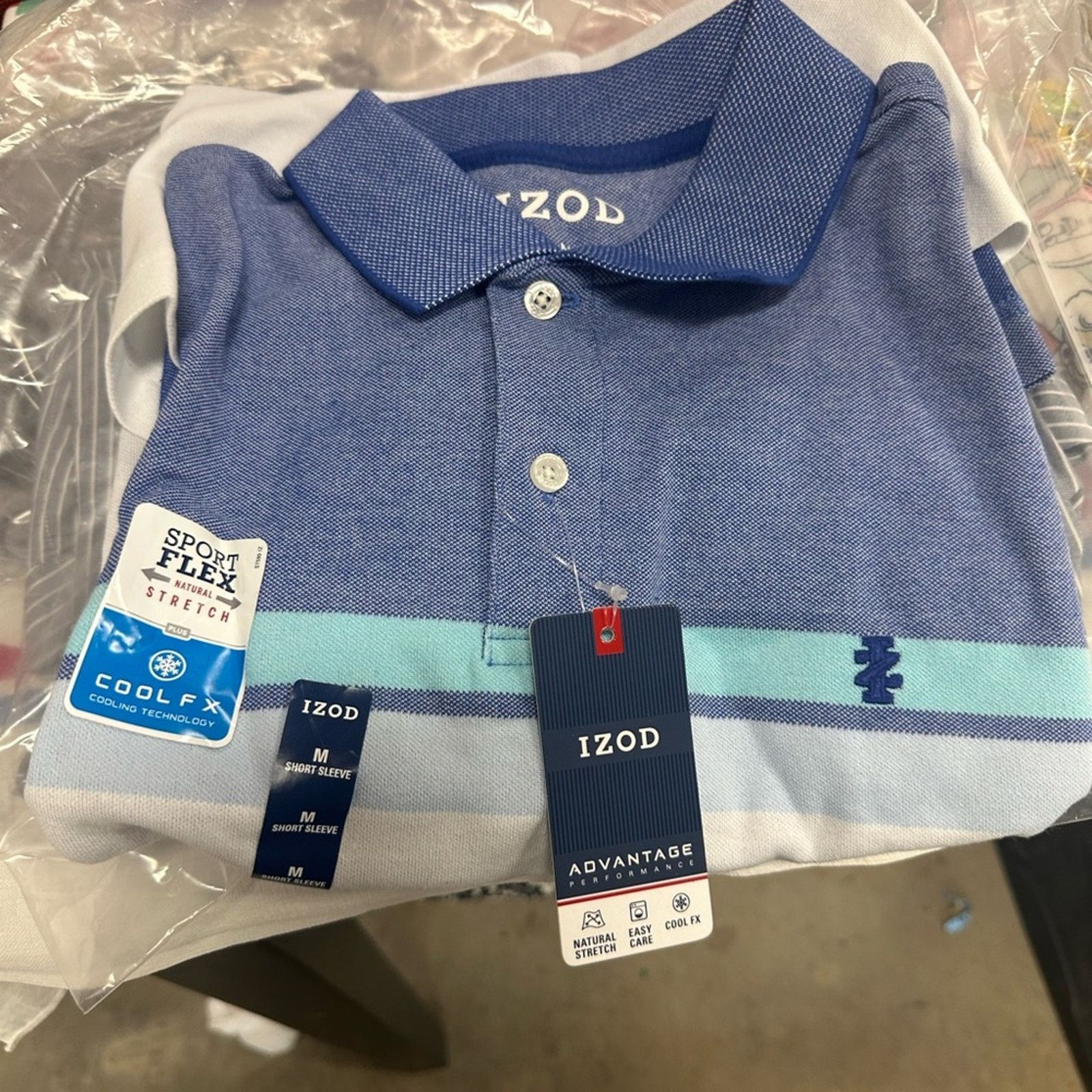 Izod NWT Izod Sports Flex Polo Size US M / EU 48-50 / 2 - 2 Thumbnail