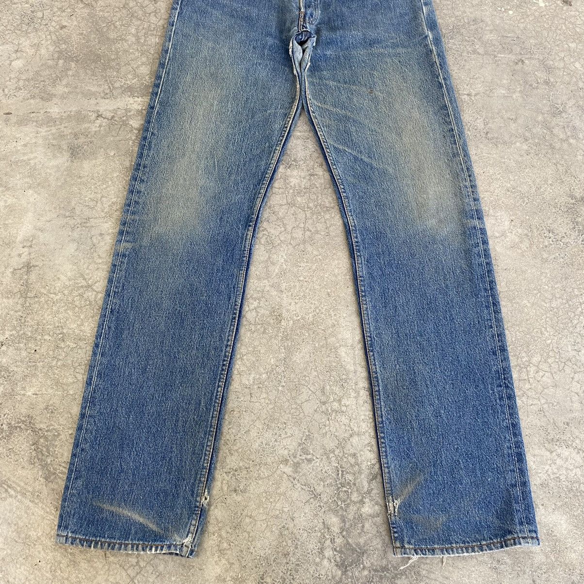 Levi's Vintage 90’s Levis 501 Faded Rusty Blue Jeans Size US 32 / EU 48 - 4 Thumbnail