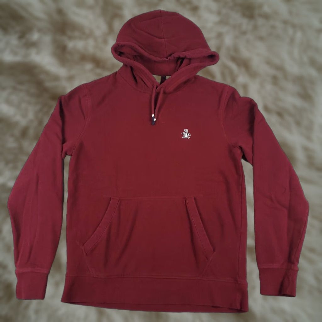 Original Penguin Original Penguin Hoodie Mens Small Red Pullover Sweatshirt Classic Modern Sports Size US S / EU 44-46 / 1 - 1 Thumbnail