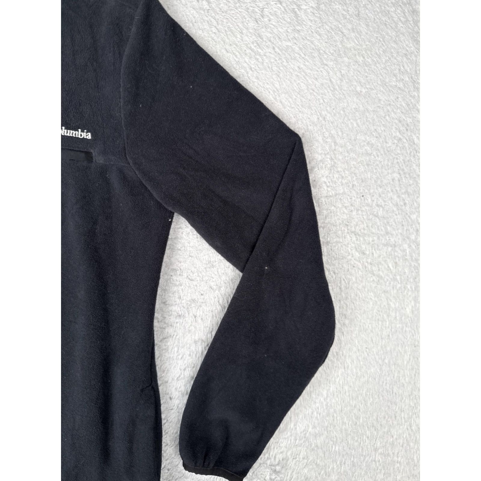 Vintage Columbia Fleece Jacket Womens Small Black Full Zip Lightweight Outdoor Hike Walk jacket Size S / US 4 / IT 40 - 5 Thumbnail
