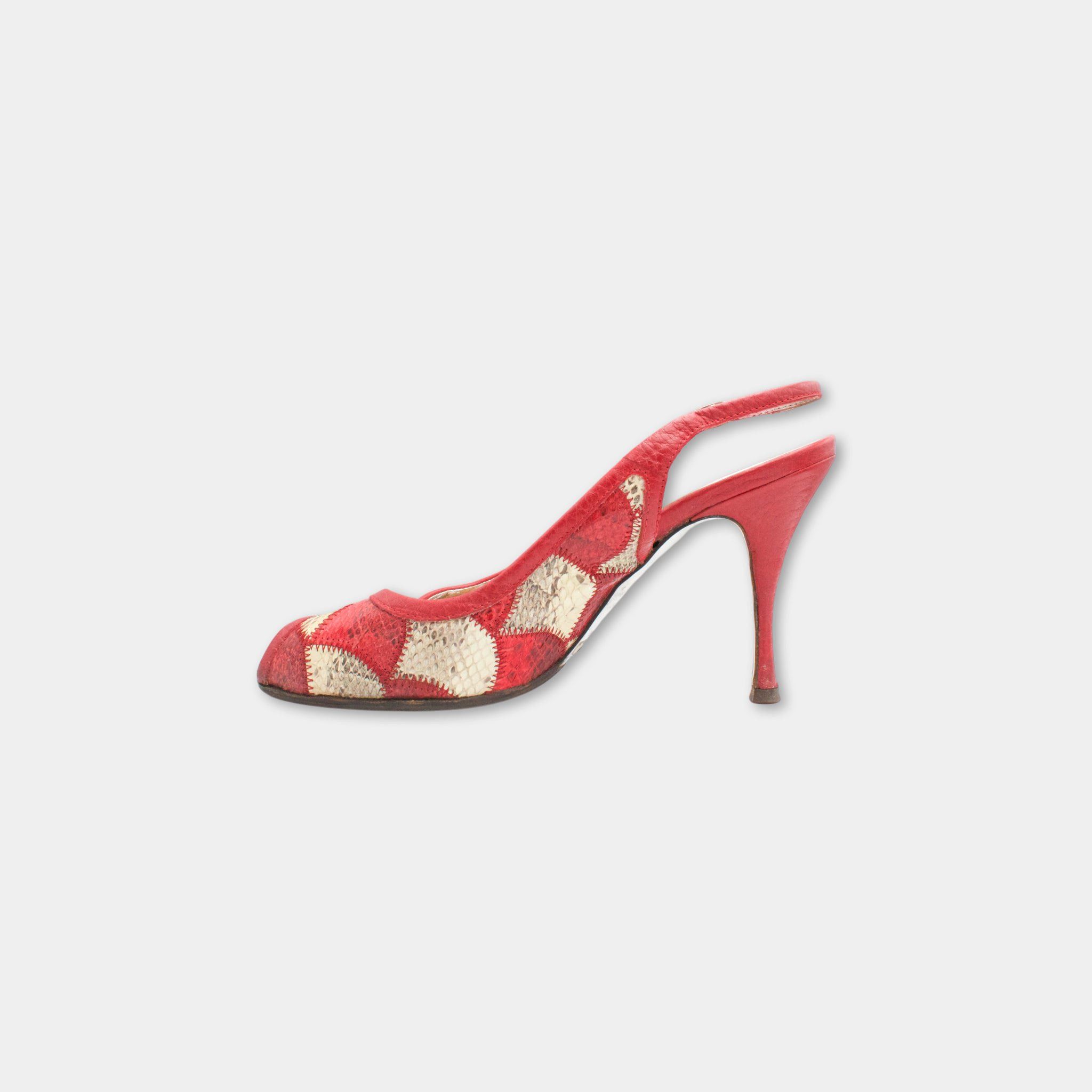 Dolce & Gabbana Dolce & Gabbana Checkered Heels Size US 8.5 / IT 38.5 - 3 Thumbnail