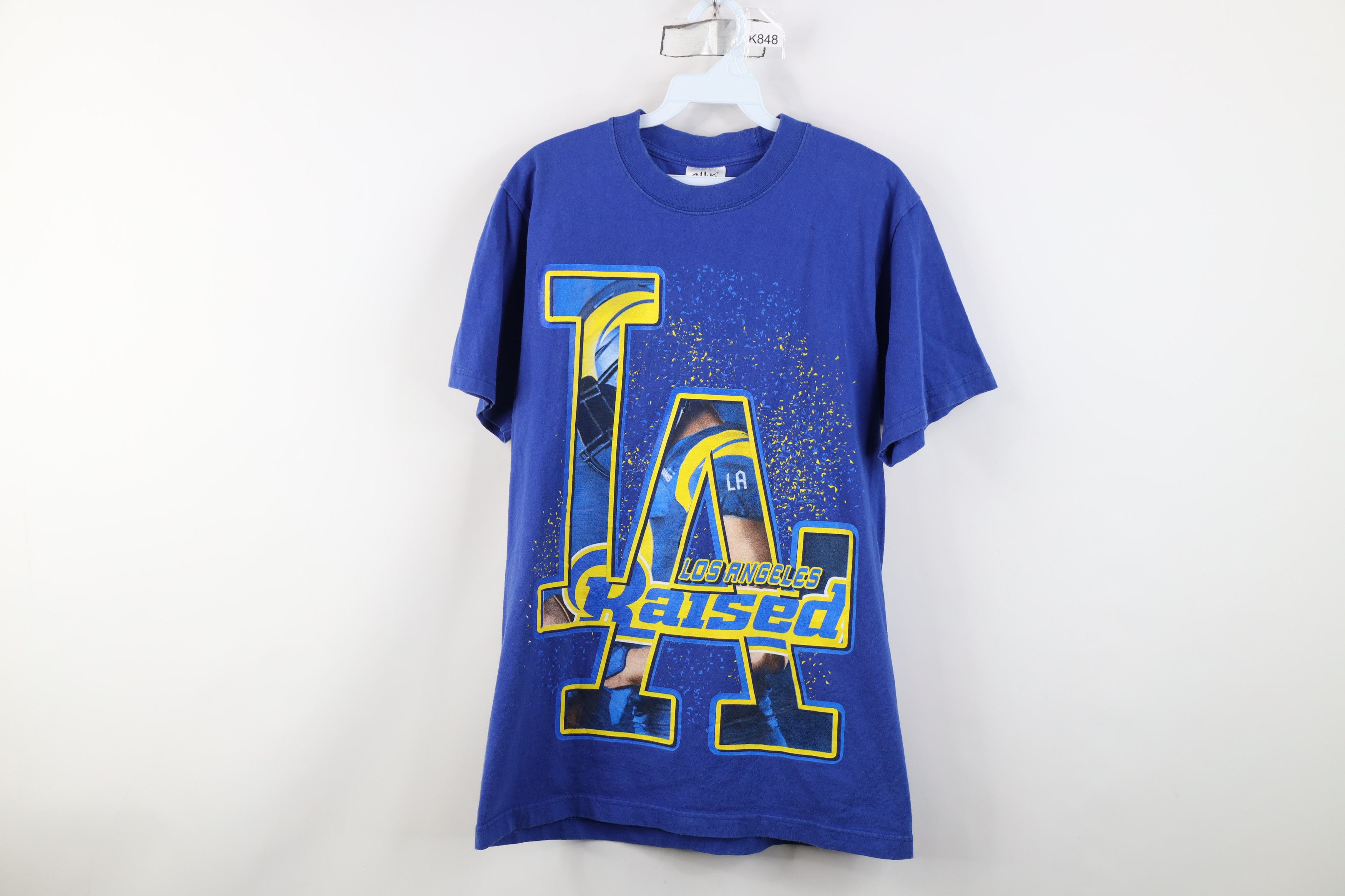Vintage Y2K Los Angeles Rams LA Rams Football Short Sleeve T-Shirt Size US M / EU 48-50 / 2 - 1 Thumbnail
