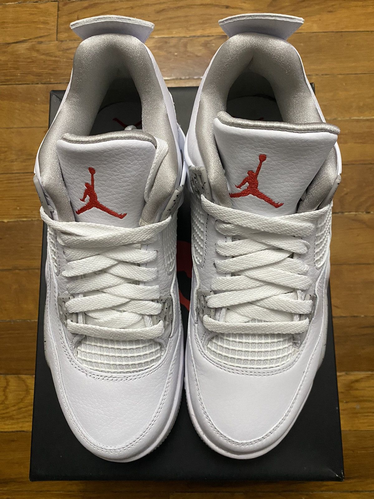 Jordan Brand × Nike Size 7Y / 8.5W - Jordan 4 Retro White Oreo Grey GS Size US 8.5 / IT 38.5 - 4 Thumbnail
