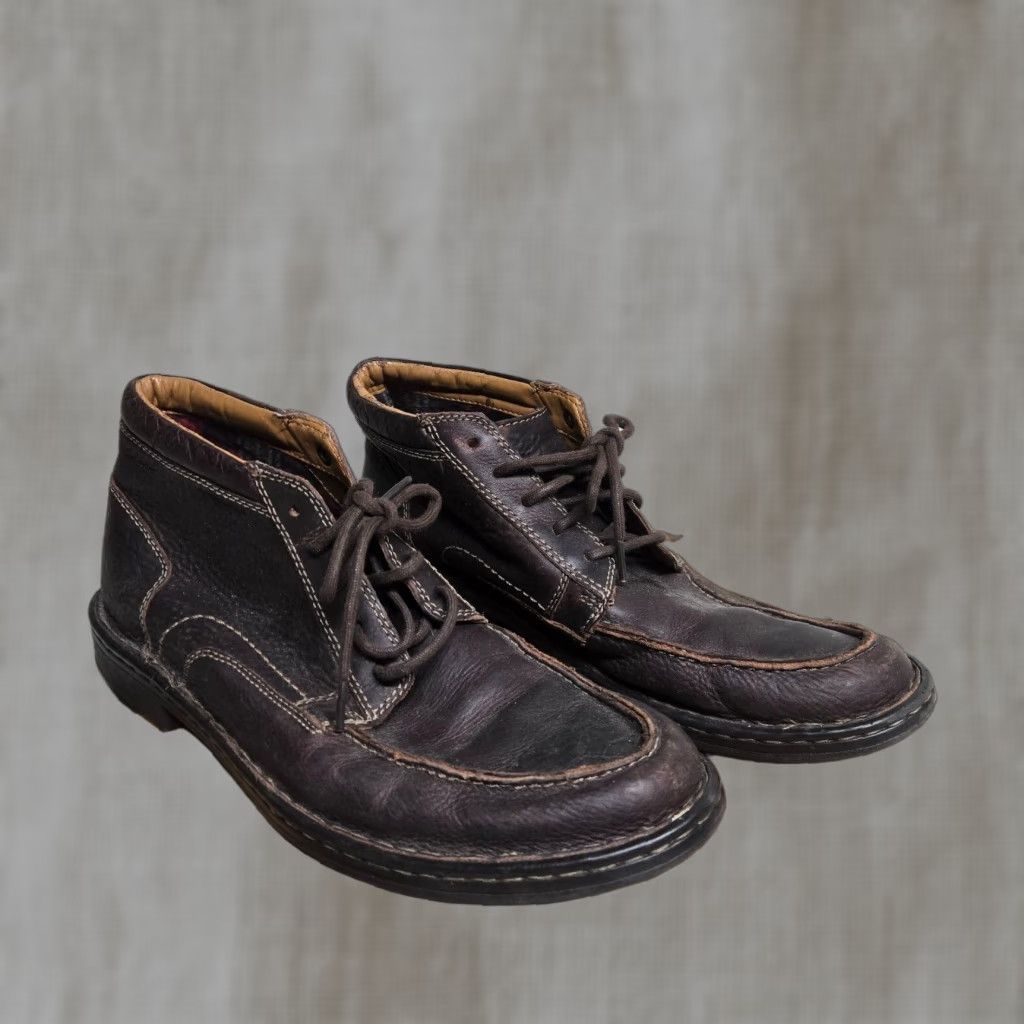 Clarks Collection by Clarks Men's Brown Leather Chukka Boots Ankle Shoes Size 12 Size US 12 / EU 45 - 1 Thumbnail