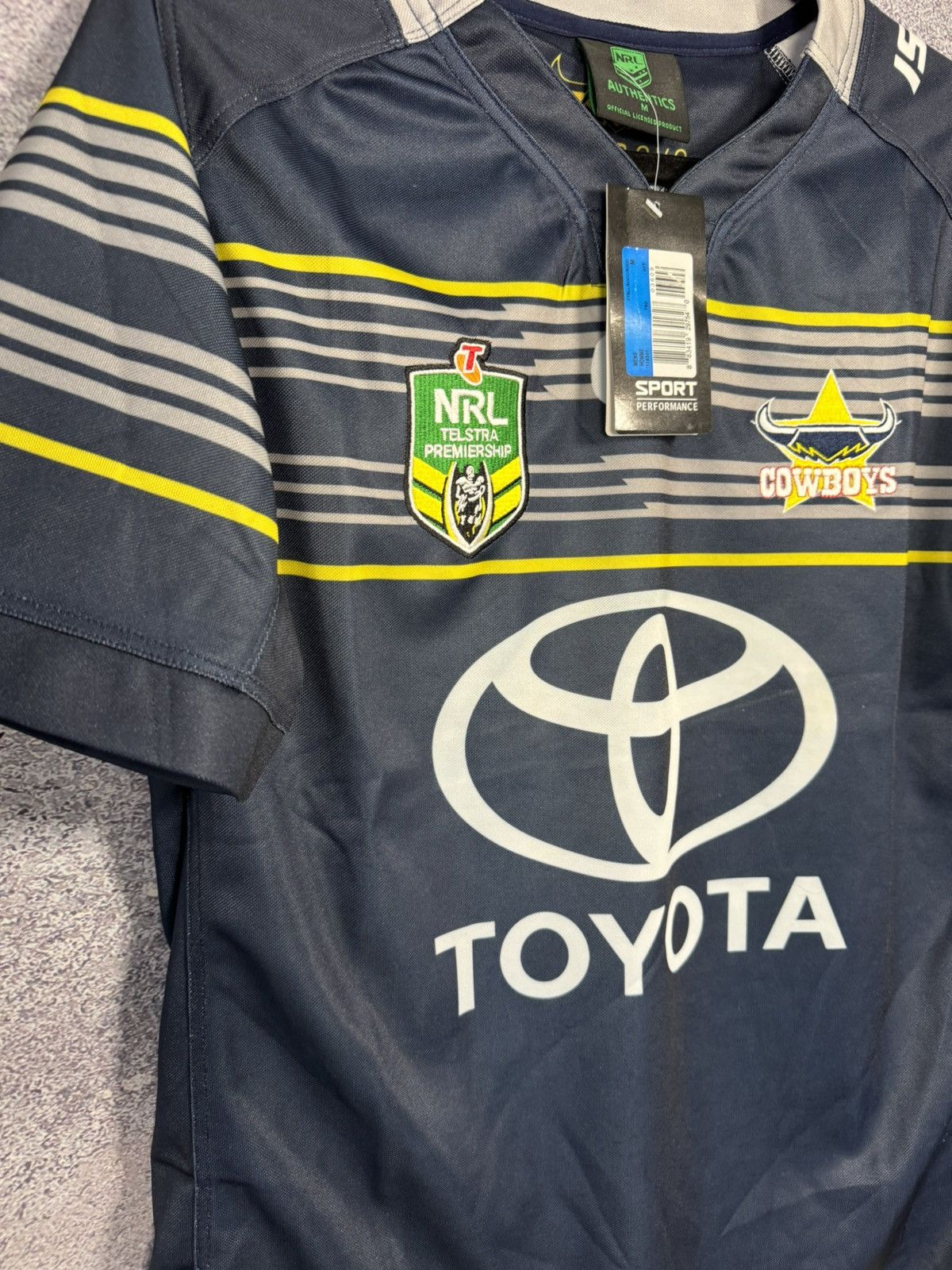Vintage NEW Cowboys NRL Toyota Rugby Jersey Blokcore Size US M / EU 48-50 / 2 - 7 Thumbnail