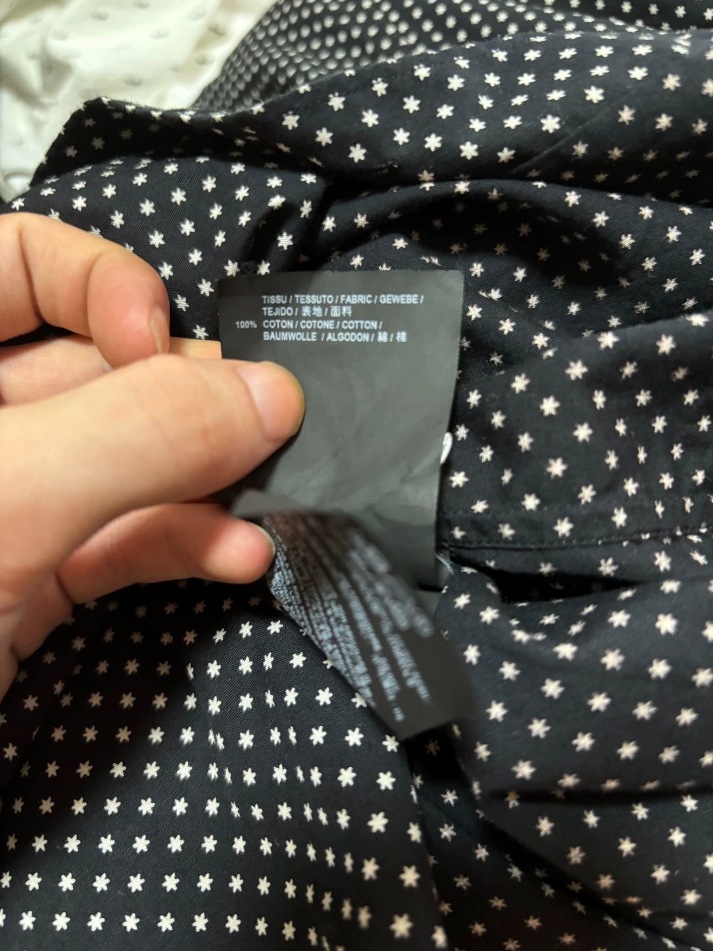 Saint Laurent Paris Saint Laurent SLP 16SS black white star shirt 38 S new Size US S / EU 44-46 / 1 - 7 Thumbnail