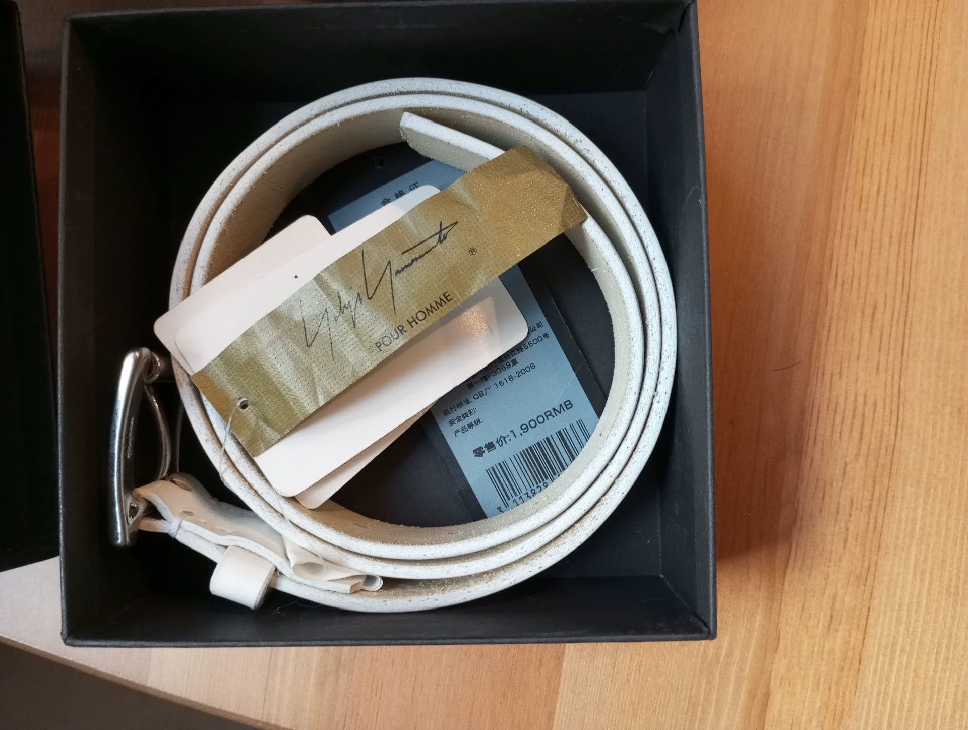 Yohji Yamamoto Yohji Yamamoto pour homme men's belt Size ONE SIZE - 1 Thumbnail