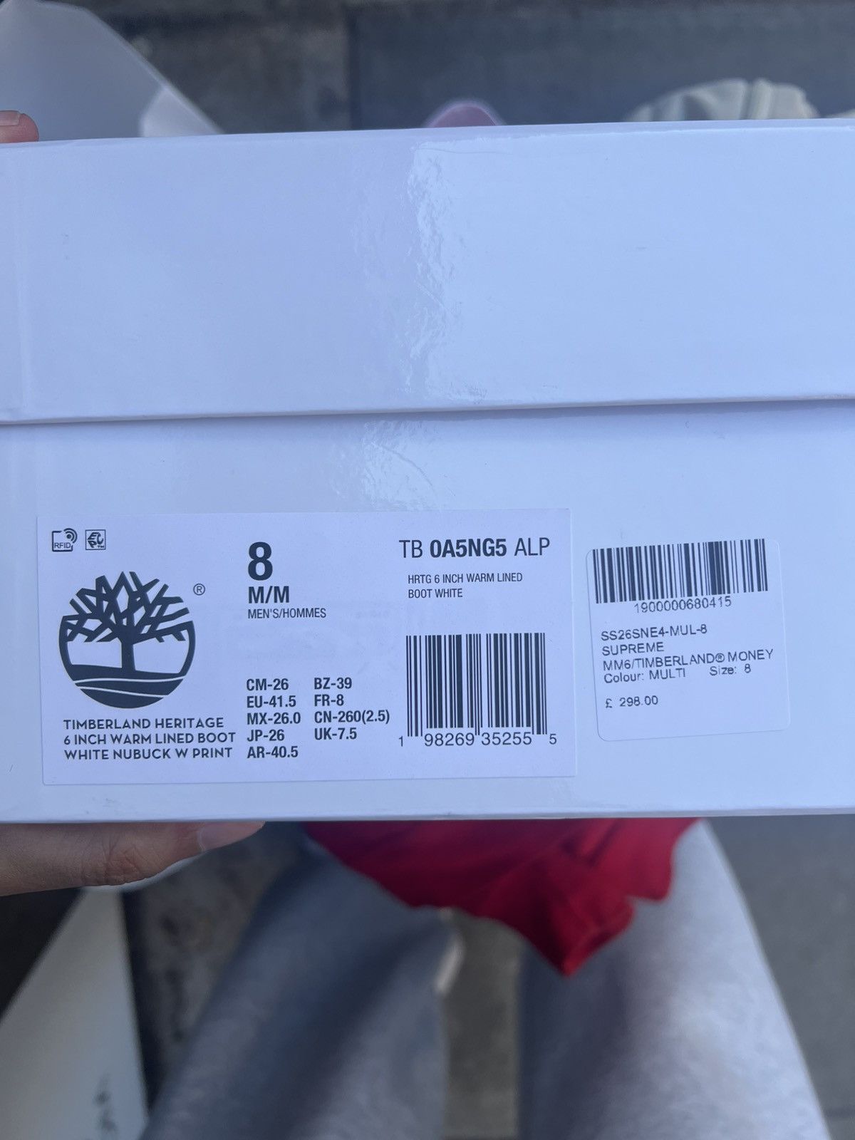 Maison Margiela × Supreme Supreme maison margiela mm6 timberland US 8 Size US 8 / EU 41 - 5 Thumbnail