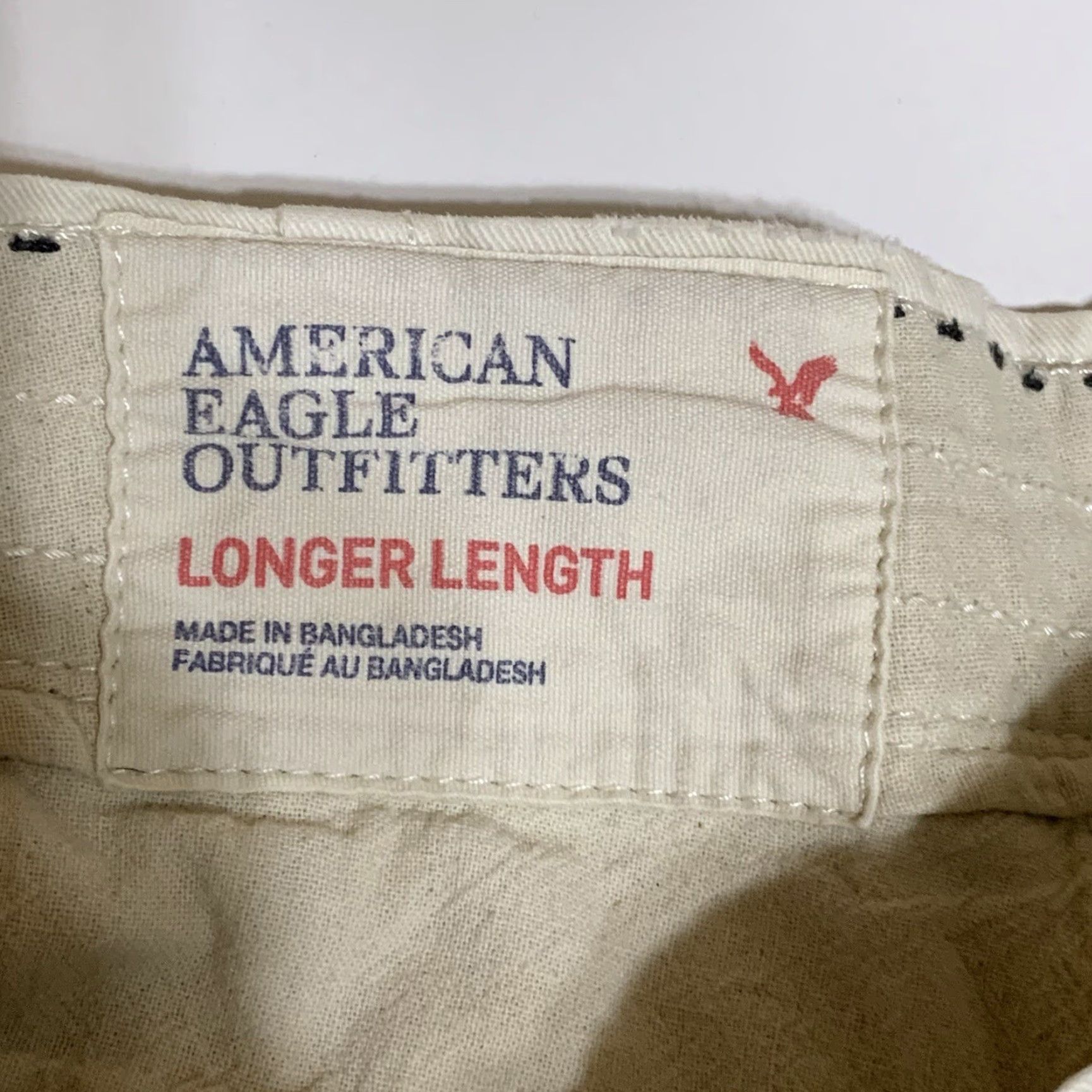 American Eagle Outfitters American Eagle Outfitters Chino Shorts Mens 33 Beige Khaki Flat Front Casual 11in Inseam Longer Length Tag 30 Measures 33 Size US 33 - 6 Thumbnail