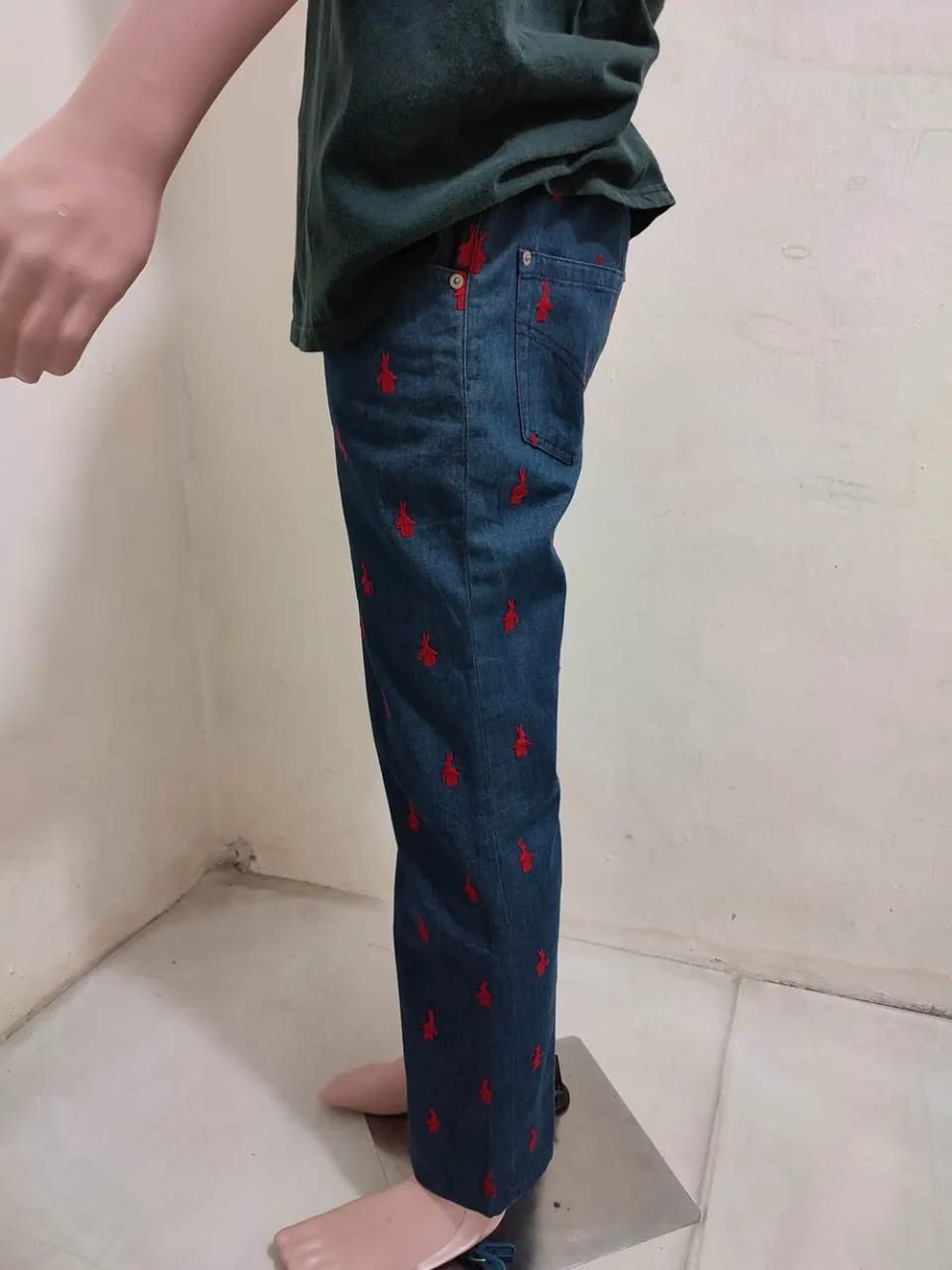 Viktor & Rolf Viktor & Rolf Full Embroidery Design Pants Made In Italy Size US 29 - 15 Thumbnail