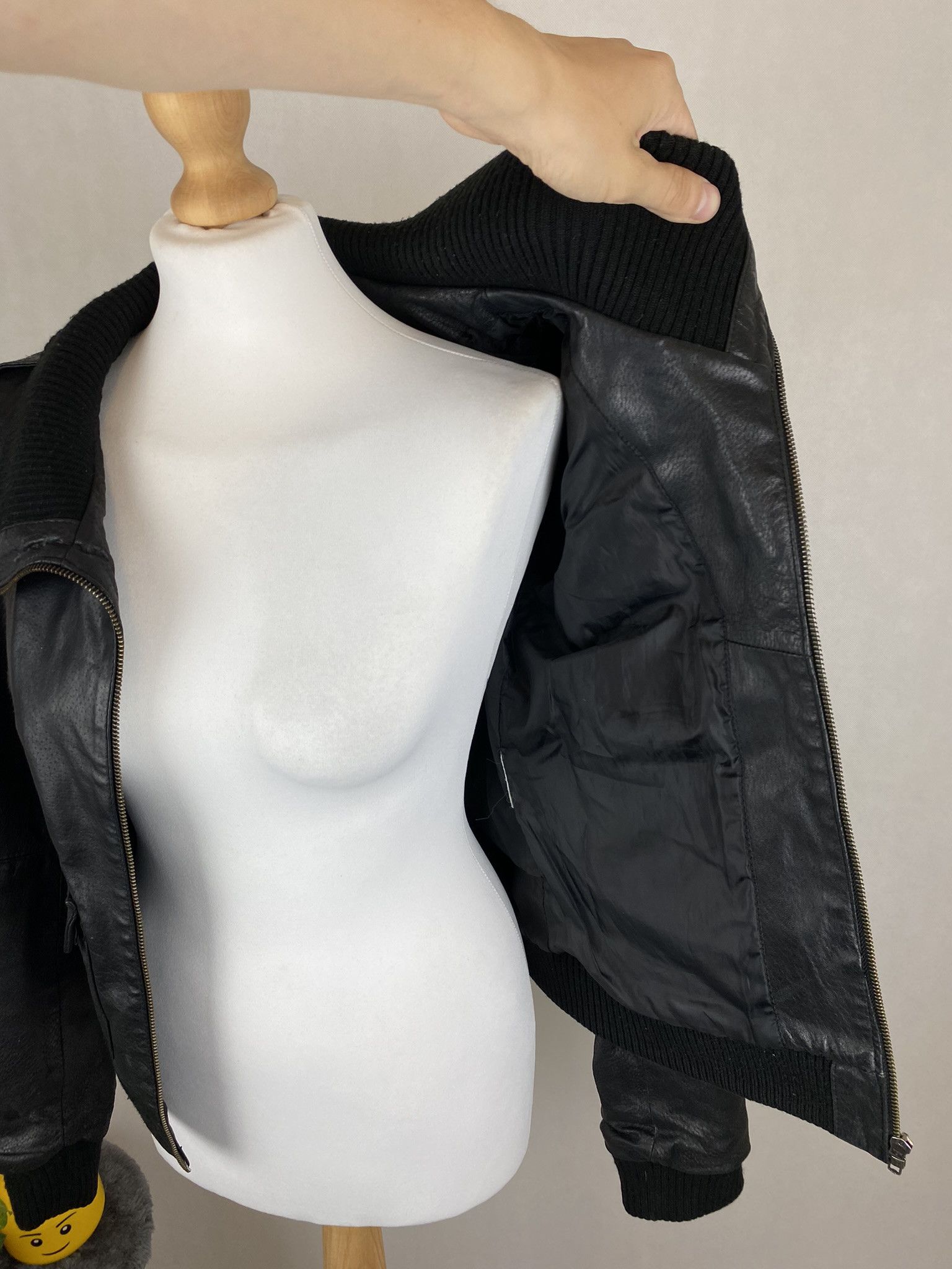 Genuine Leather × Vintage real leather jacket vintage vera pelle big collar Size L / US 10 / IT 46 - 9 Thumbnail