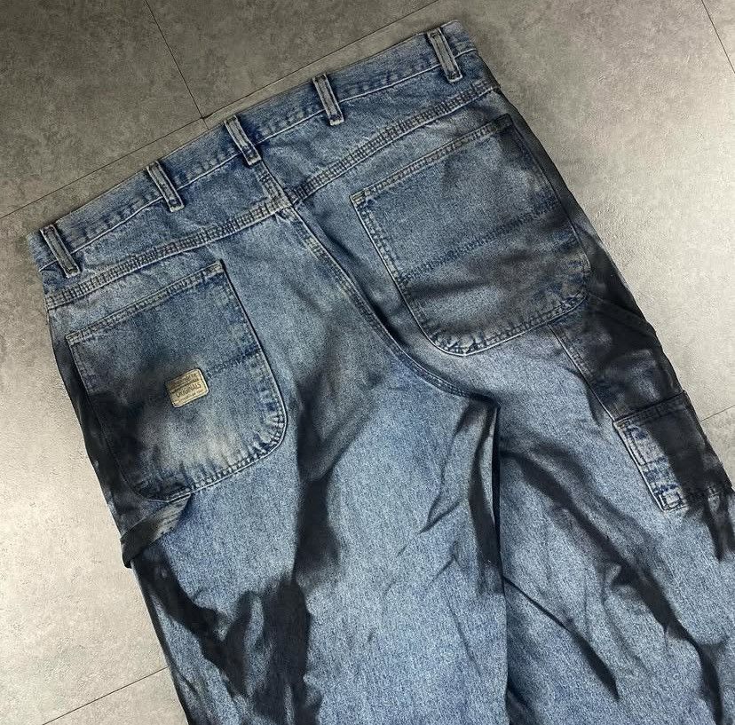 Wrangler Wrangler Y2K Painted Baggy Jeans Size US 34 / EU 50 - 3 Thumbnail