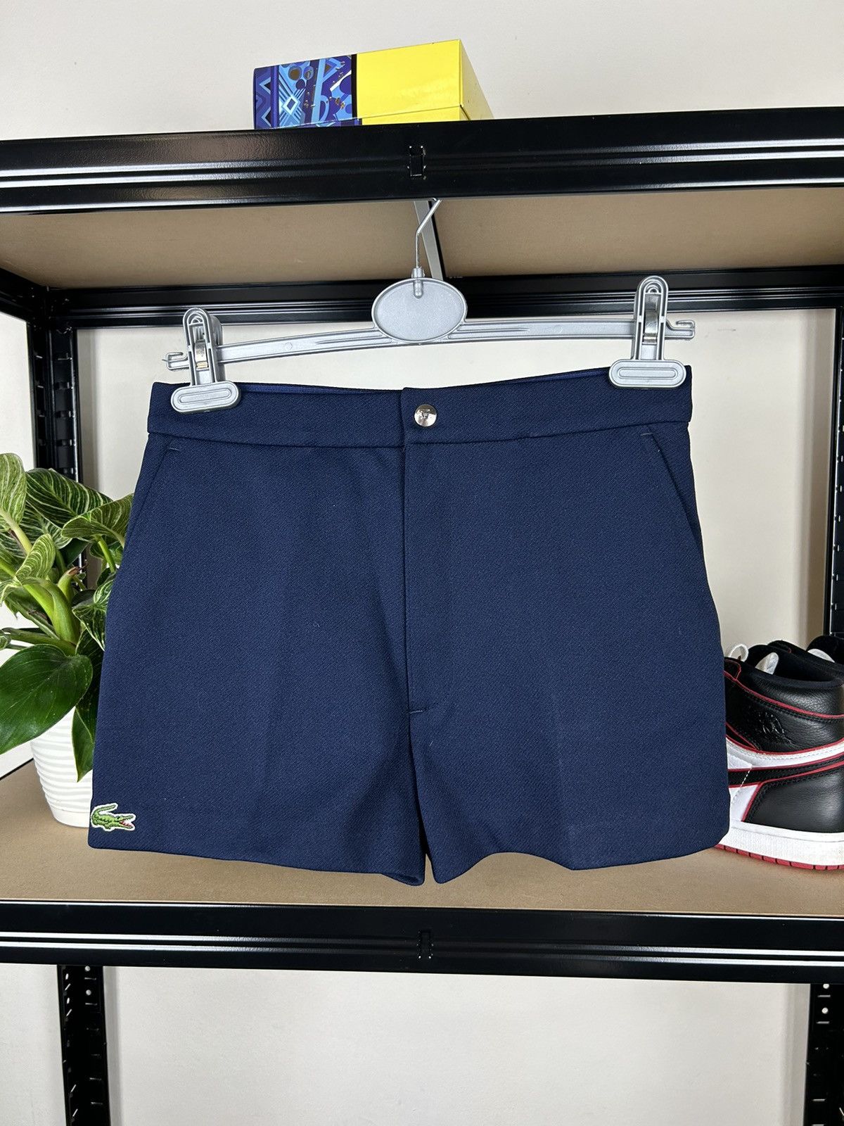 Lacoste × Vintage 80s Rare Chemise Lacoste Shorts Size US 28 / EU 44 - 1 Thumbnail