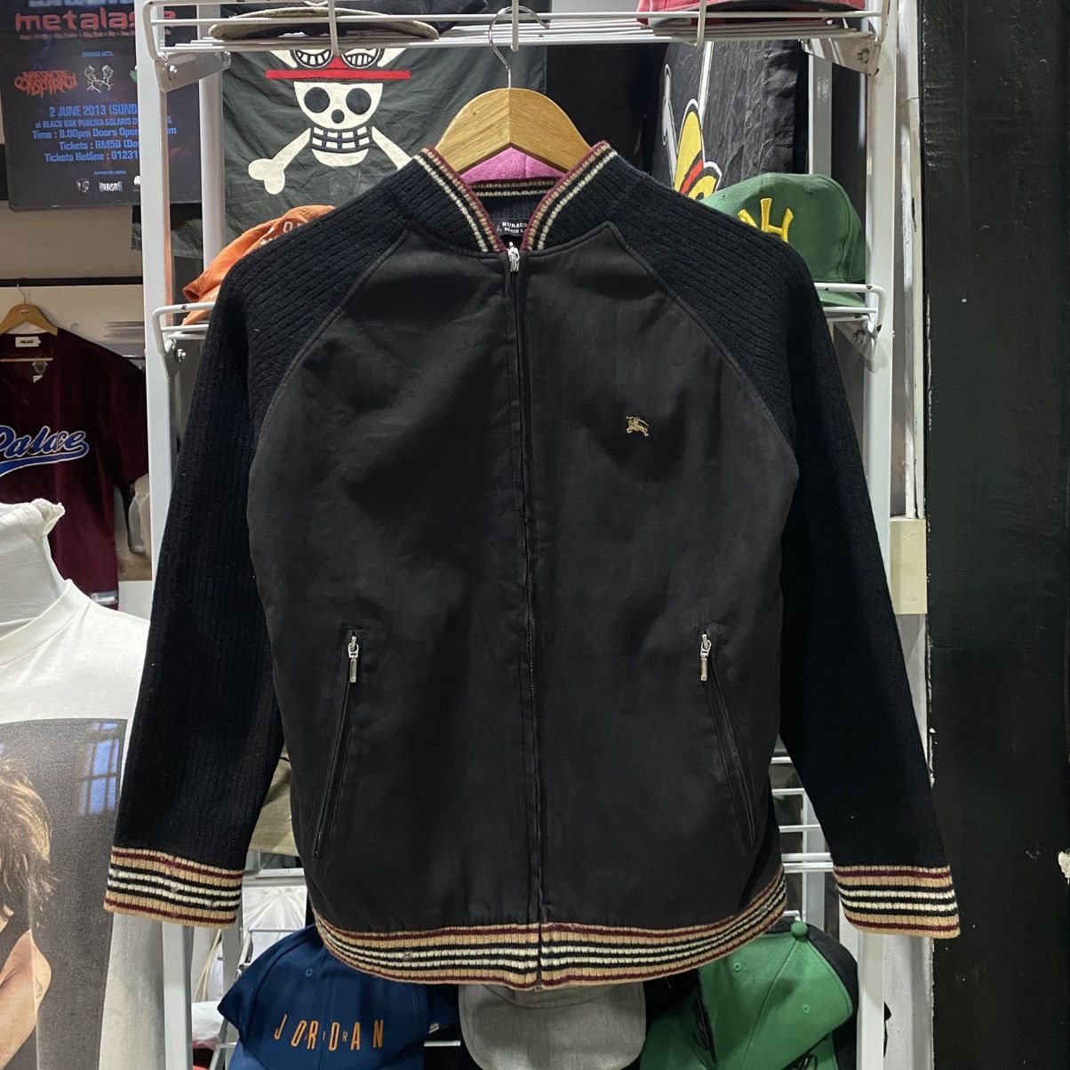 Black Label × Burberry Burberry x Black Label Black Basic Logo Knit Sweater Size US S / EU 44-46 / 1 - 1 Thumbnail