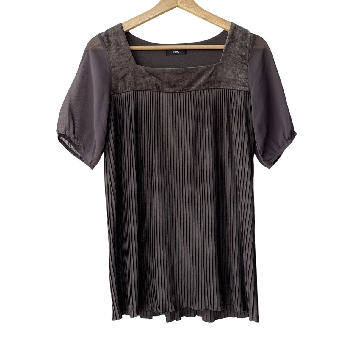 Japanese Brand Inéd Homme Japan Yohji Tri-Blend Designer Tops Size M / US 6-8 / IT 42-44 - 1 Thumbnail