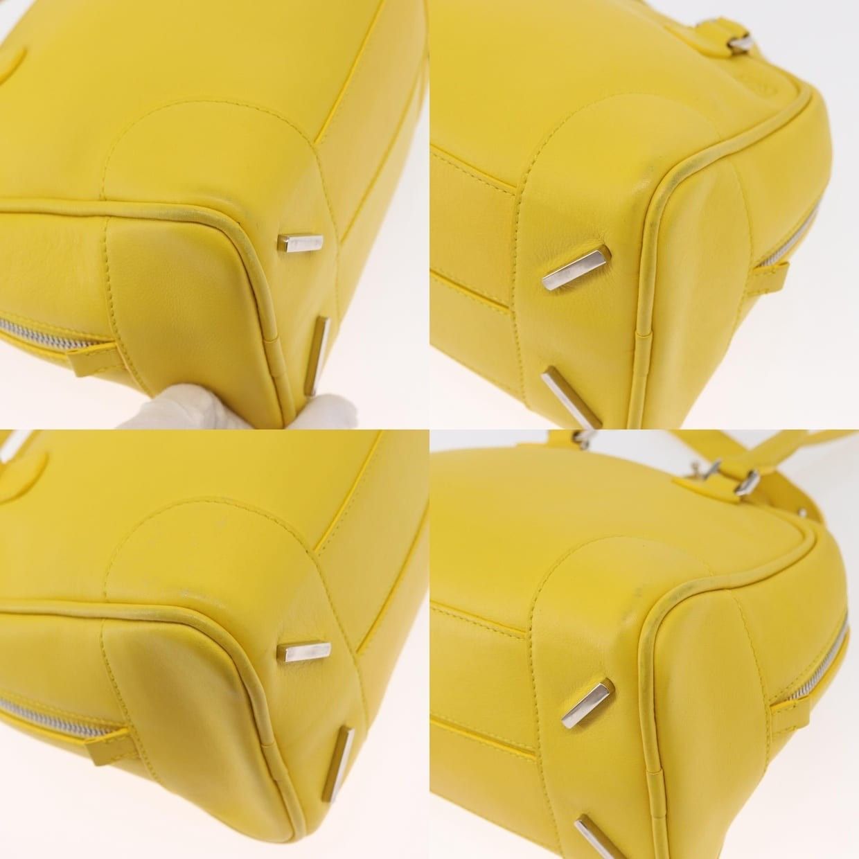 Loewe Loewe Leather Handbag Yellow Size ONE SIZE - 6 Thumbnail