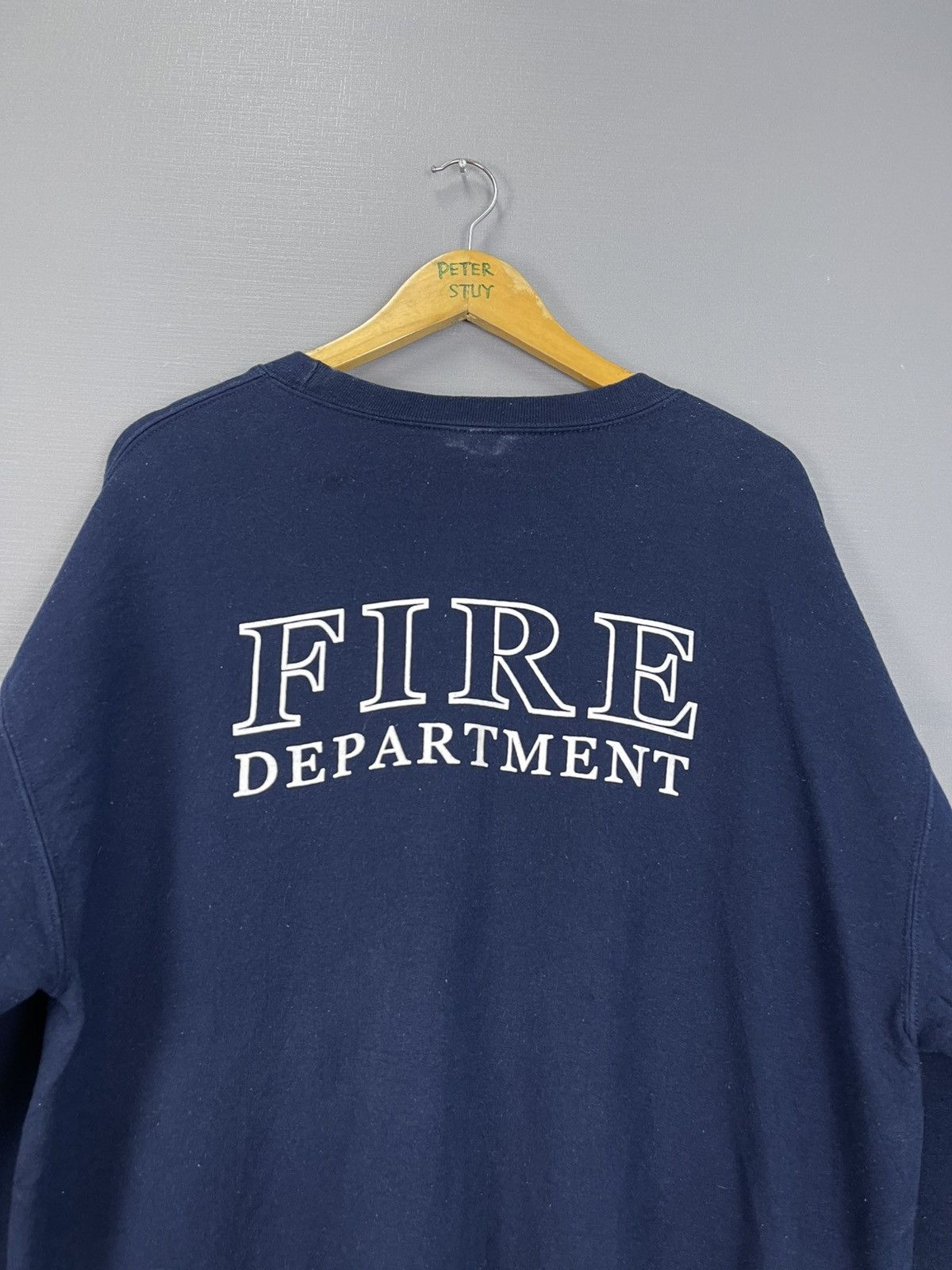 Vintage Vintage Fire Department Sweatshirt Size US L / EU 52-54 / 3 - 9 Thumbnail