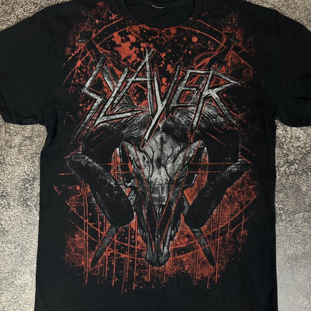 Band Tees × Other × Vintage Vintage Slayer Tee Big Logo Size US M / EU 48-50 / 2 - 3 Thumbnail