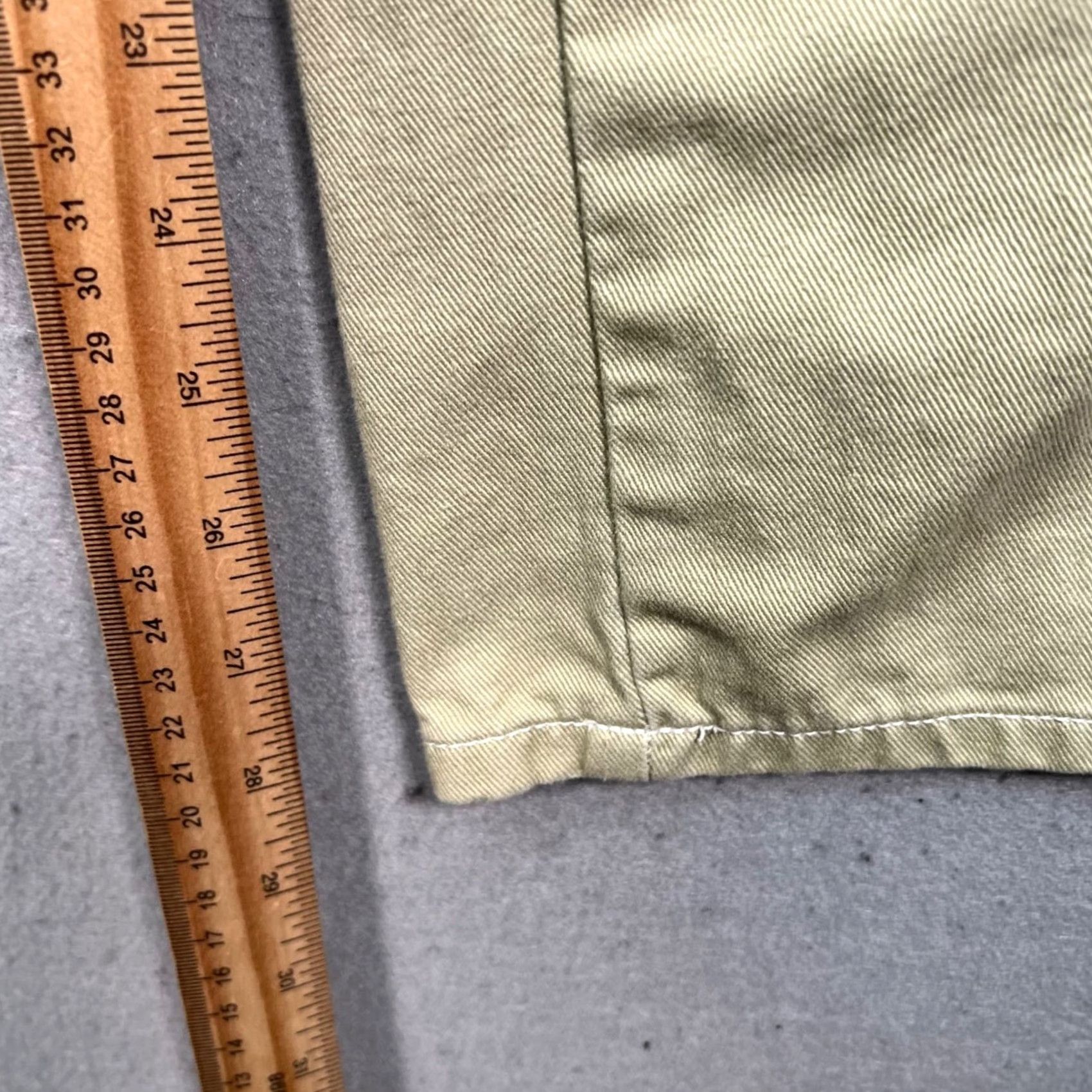 Dickies Dickies Womens 3 / 26 Khaki Carpenter Pants Cotton Workwear Relaxed Fit Pants Size 26" / US 2 / IT 38 - 7 Thumbnail