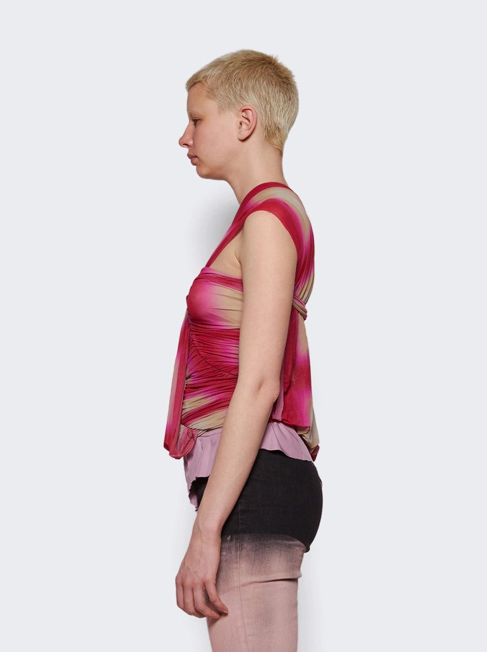 Rick Owens o1mle0426 Edfu Top in Pink Size M / US 6-8 / IT 42-44 - 4 Thumbnail