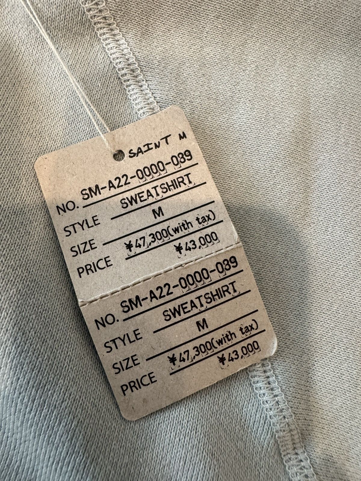 DENIM TEARS × Saint Michael Saint Michael x Denim Tears Logo Sweatshirt - Size M - New Size US M / EU 48-50 / 2 - 3 Thumbnail