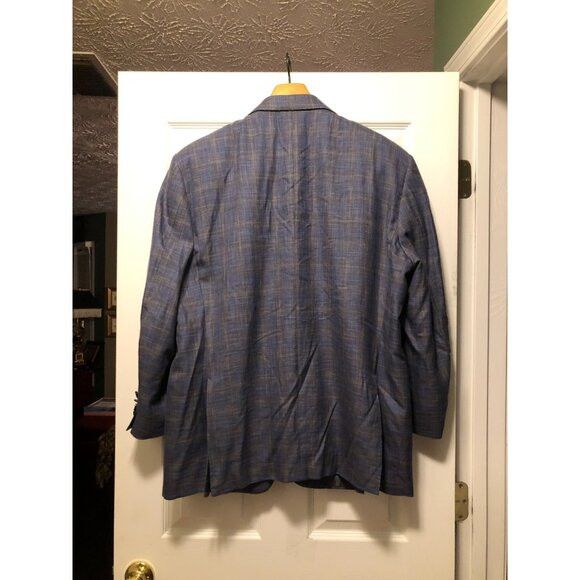 Canali Canali men's 85%wool 15%silk sport coat blazer EU58/US48 Size 48R - 5 Thumbnail