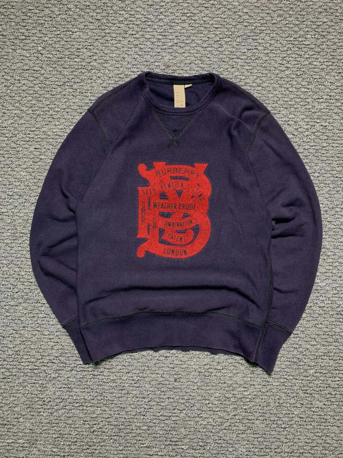 Burberry sweatshirt vintage hotsell