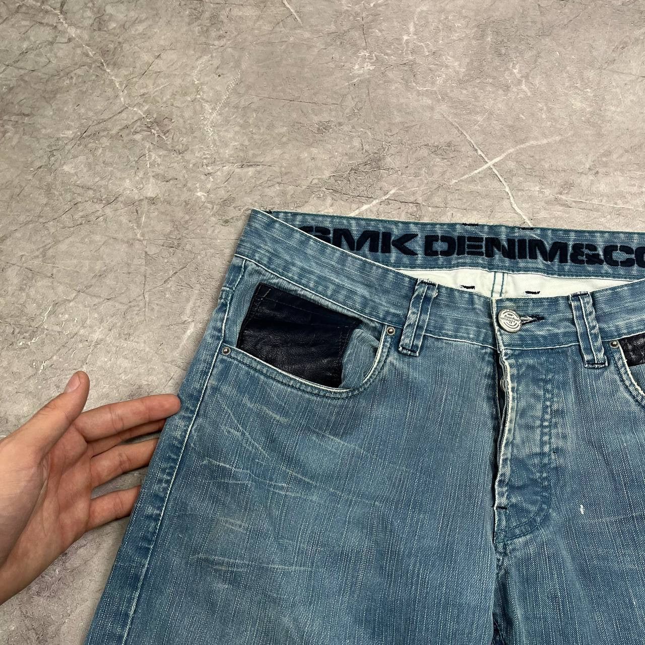 Japanese Brand Jeans Dirty Pants Faded Crash Denim Thrashed Y2K Distressed Size US 33 - 21 Thumbnail